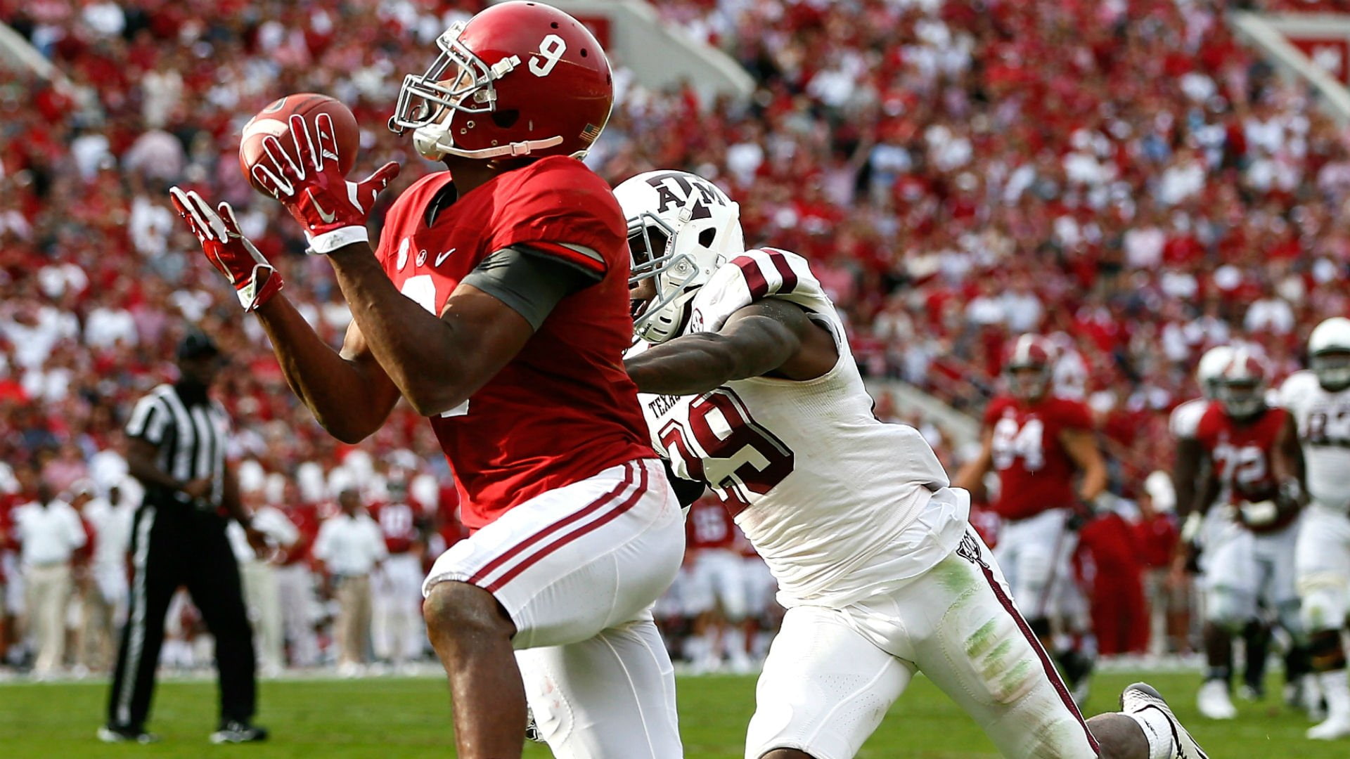 tide, crimson, football, alabama, college, 1080P, HD Wallpaper
