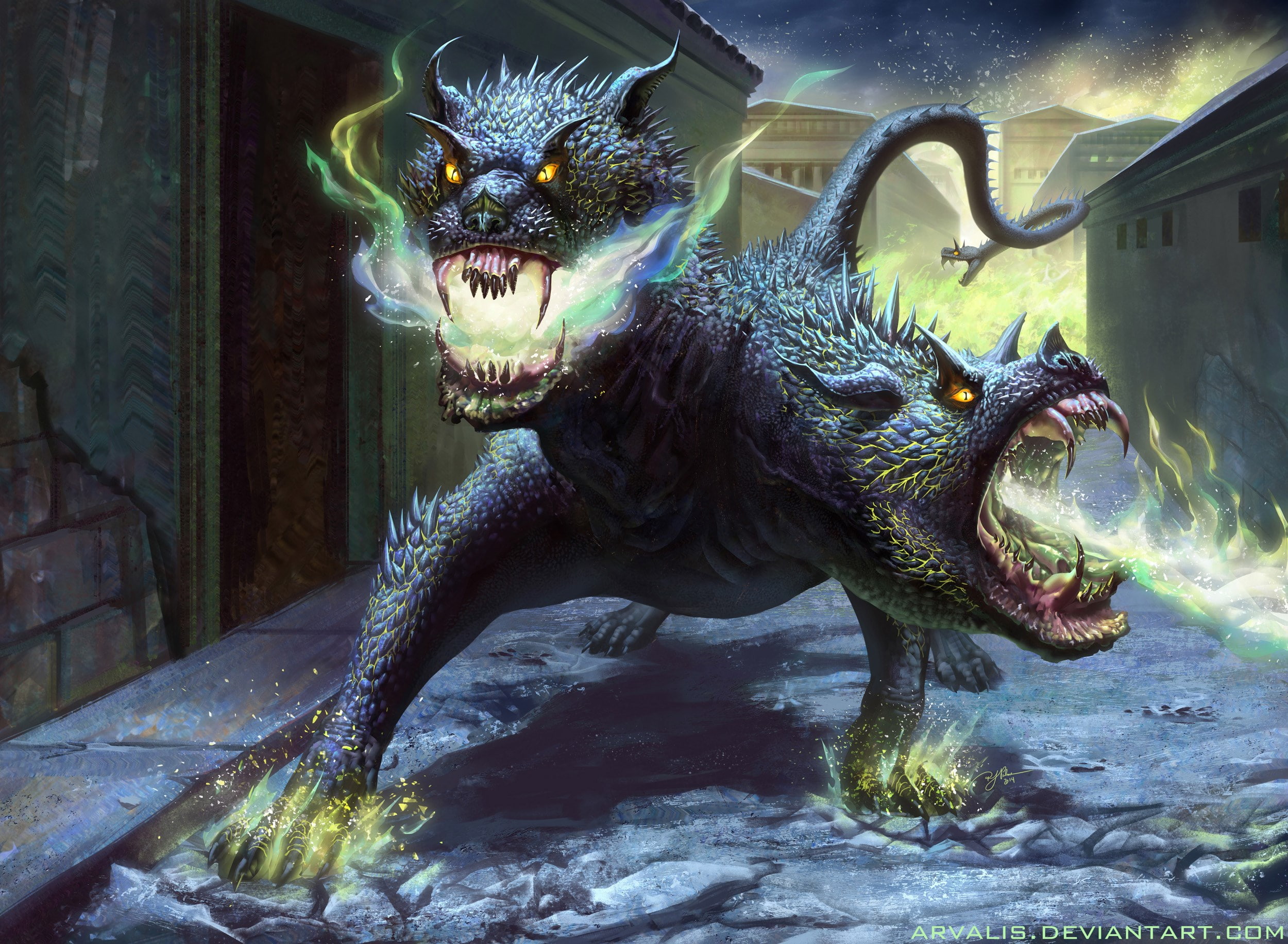 1080P, cerberus, HD Wallpaper