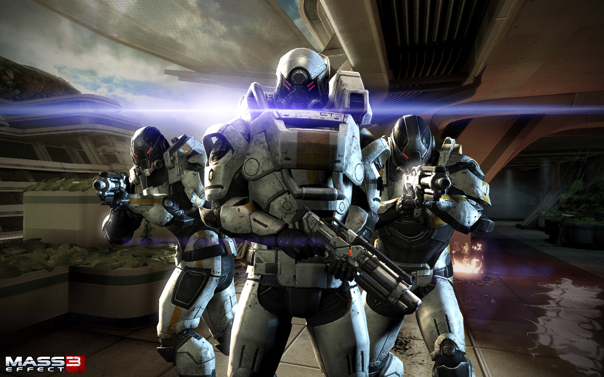 cerberus, mass, 1080P, effect, HD Wallpaper