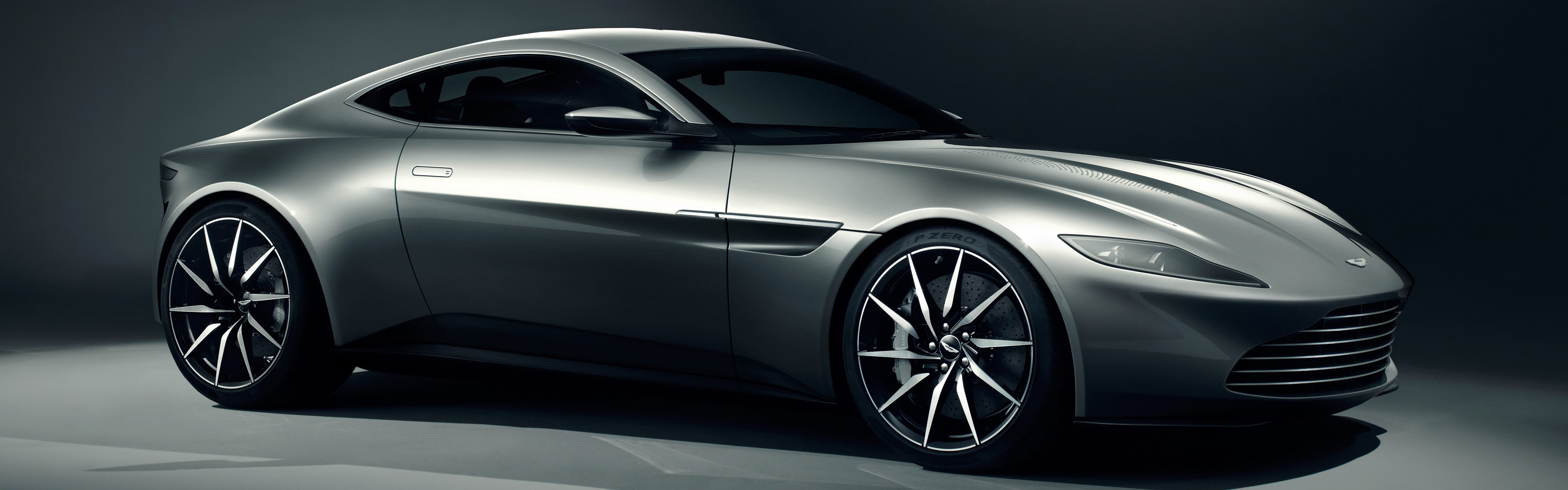 vehicle, car, Aston Martin DB10, 5K, Simple Background, Multiple Display, Dual Monitors, HD Wallpaper