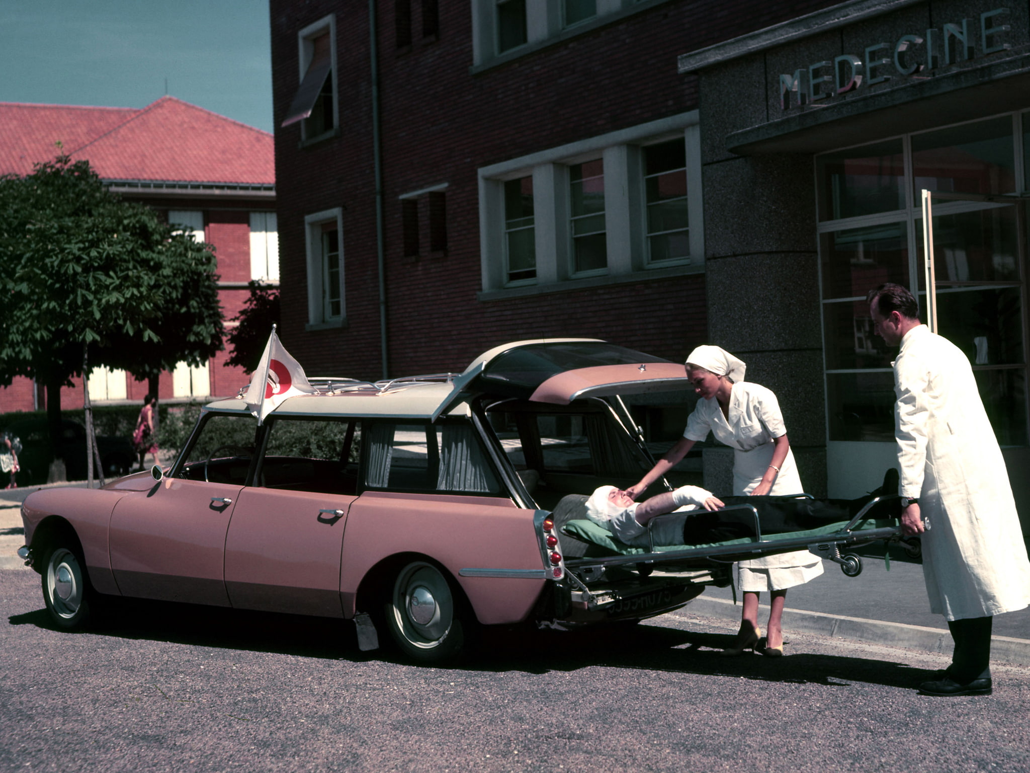 1960, classic, ambulance, emergency, 1080P, citroen, id 19, HD Wallpaper