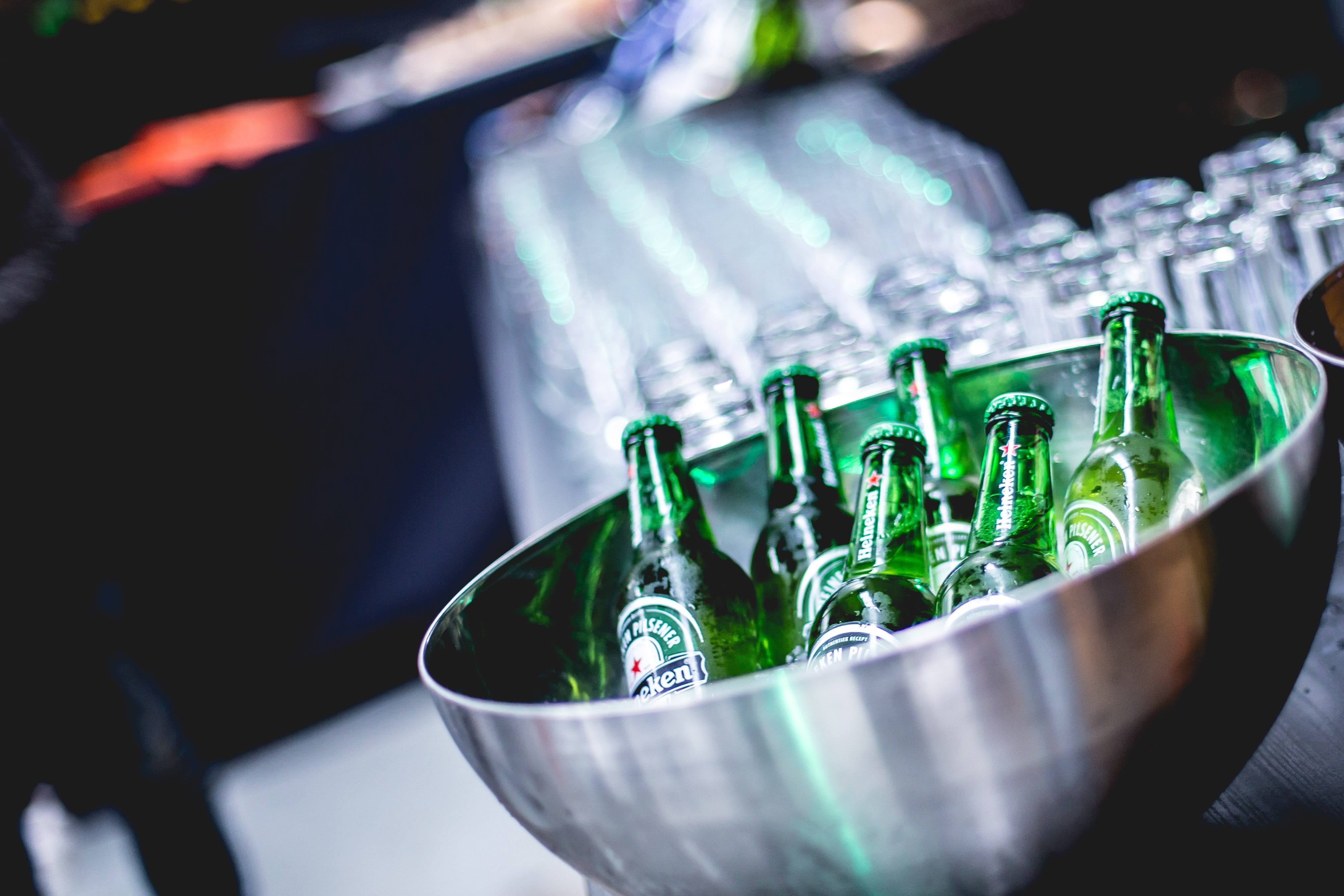 closeup, green color, photography, gray, stainless, people, cocktail, business, bottles, nature, food and drink, glass - material, steel bowl, transparent, HD Wallpaper