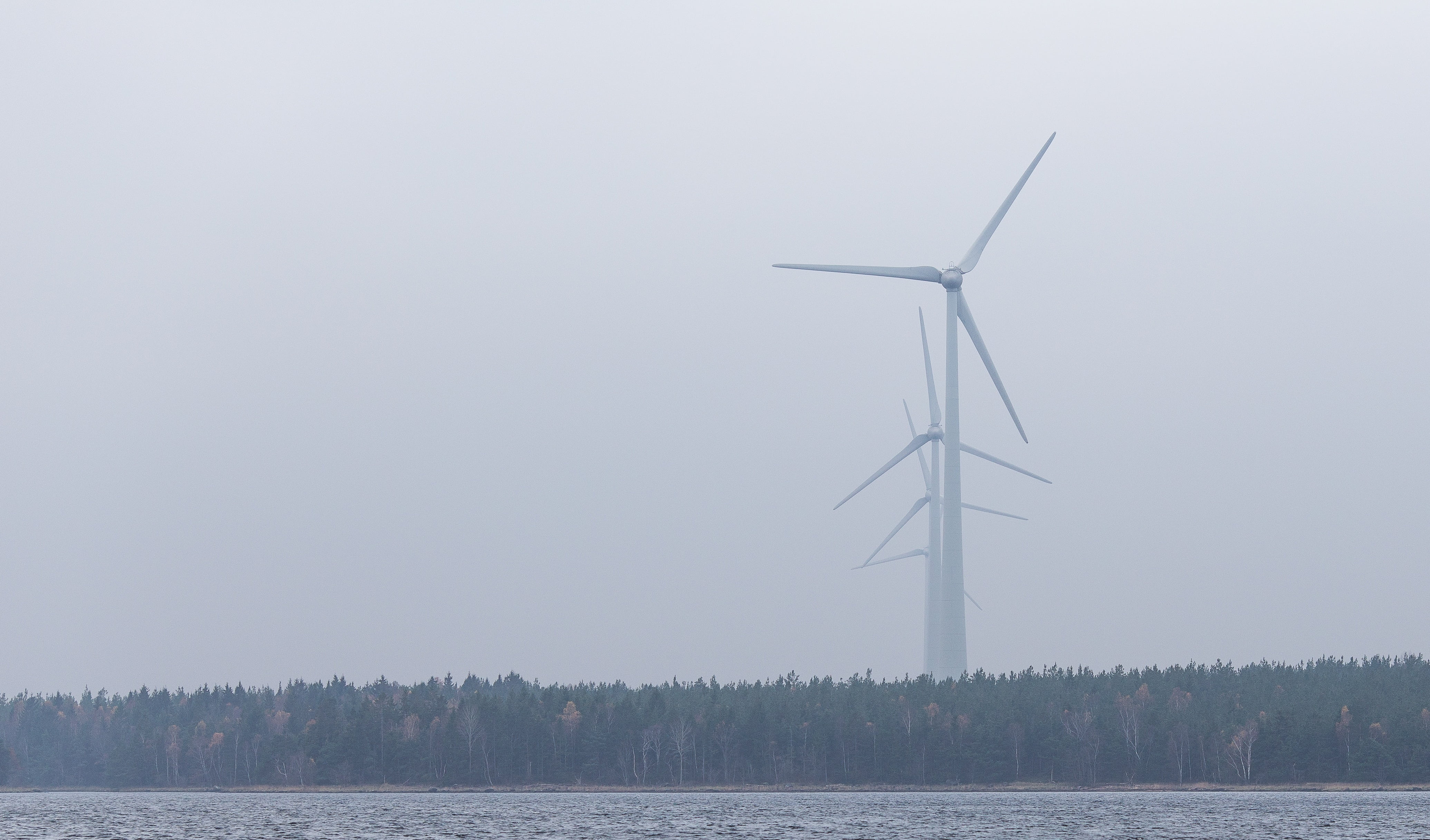 sea, rural scene, electricity, turbines, day, environment, lake, forming, windmill, nature, sustainable resources, power supply, wind power, turbine, line, HD Wallpaper