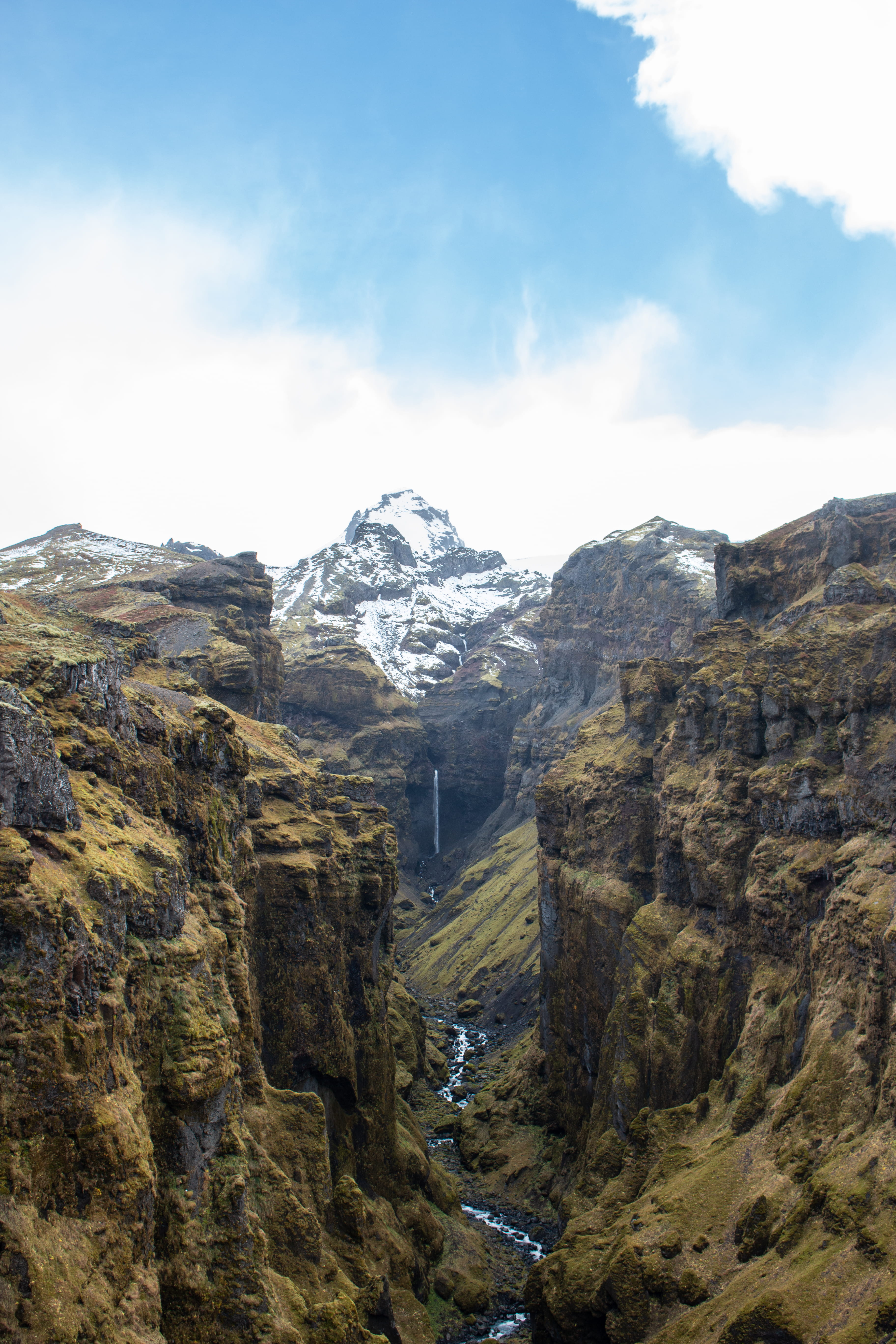 mountain peak, nature, landscape, solid, panoramic, beauty in nature, múlagljúfur, animal, iceland, canyon, aerial, invertebrate, tranquil scene, andrena, Phone HD Wallpaper