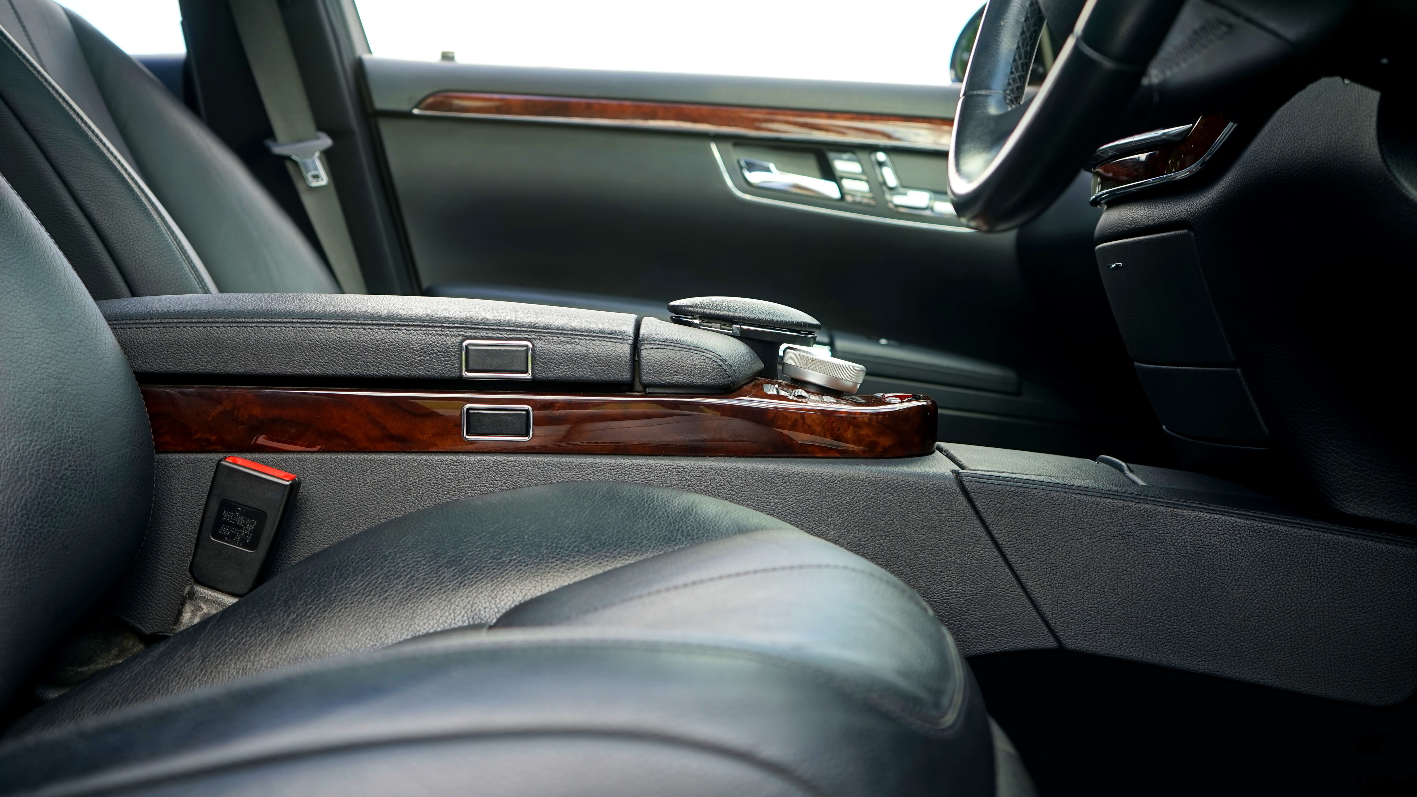 interior, car, land vehicle, black, control, seat, vehicle, modern, chrome, panel, transportation, travel, mode of transportation, car interior, 5K, equipment, HD Wallpaper