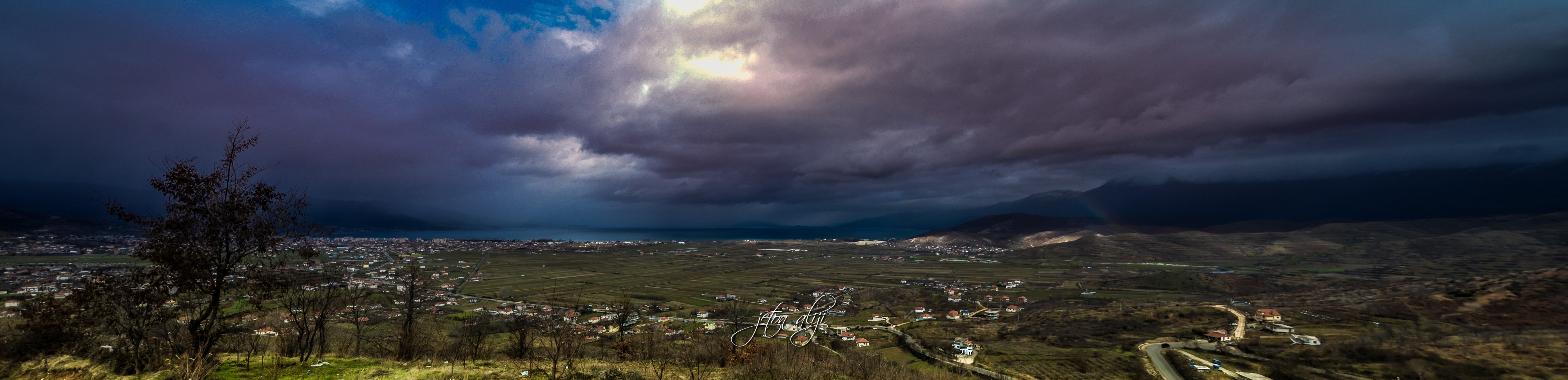 no people, landscape, nature, scenics - nature, water, sea, lights, environment, ominous, power in nature, storm, warning sign, storm cloud, land, 5K, HD Wallpaper