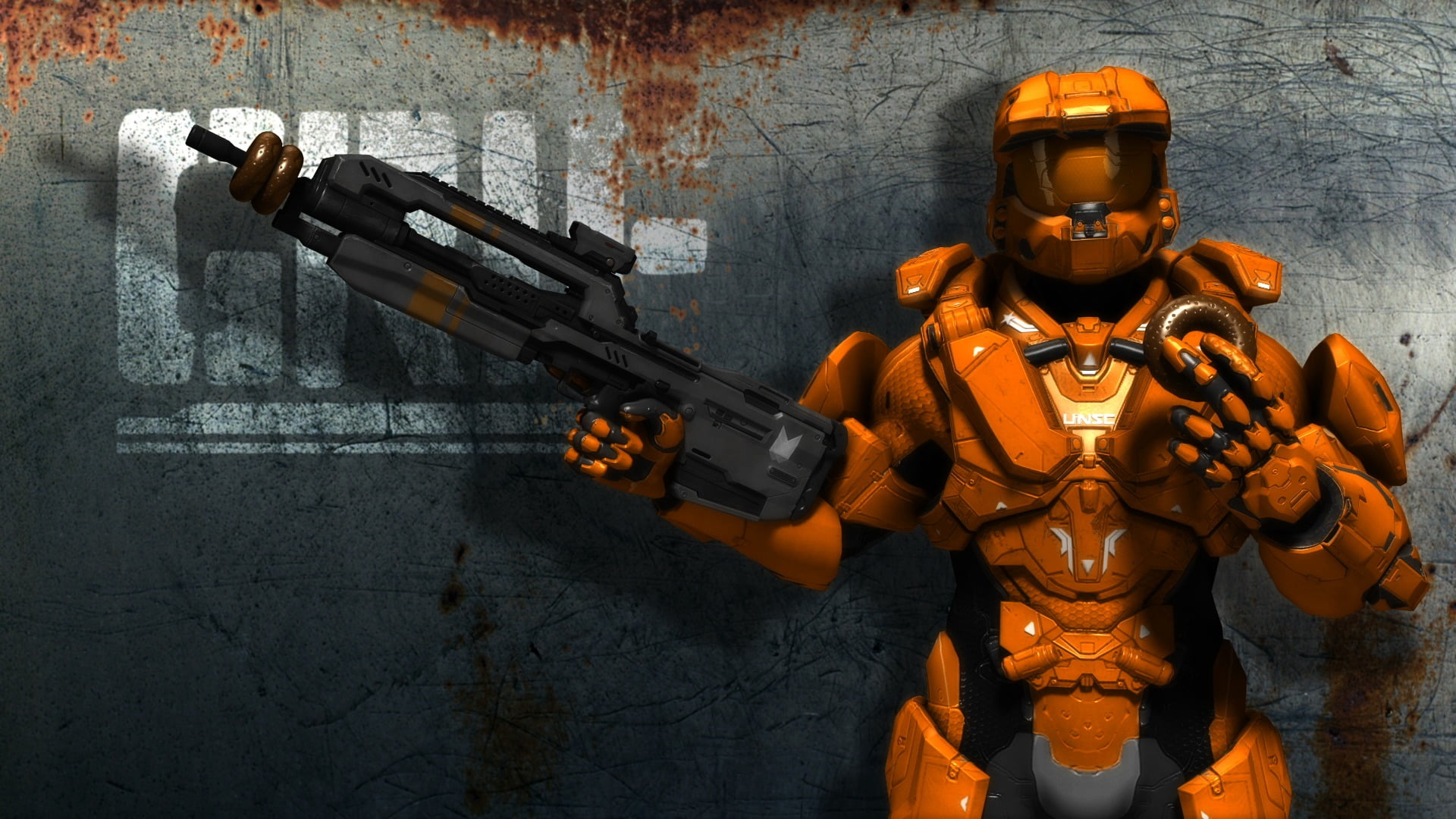 security, Halo, representation, Red vs. Blue, protection, government, robot, rifle, weapon, special forces, gun, machinery, aggression, armed forces, human body part, HD Wallpaper