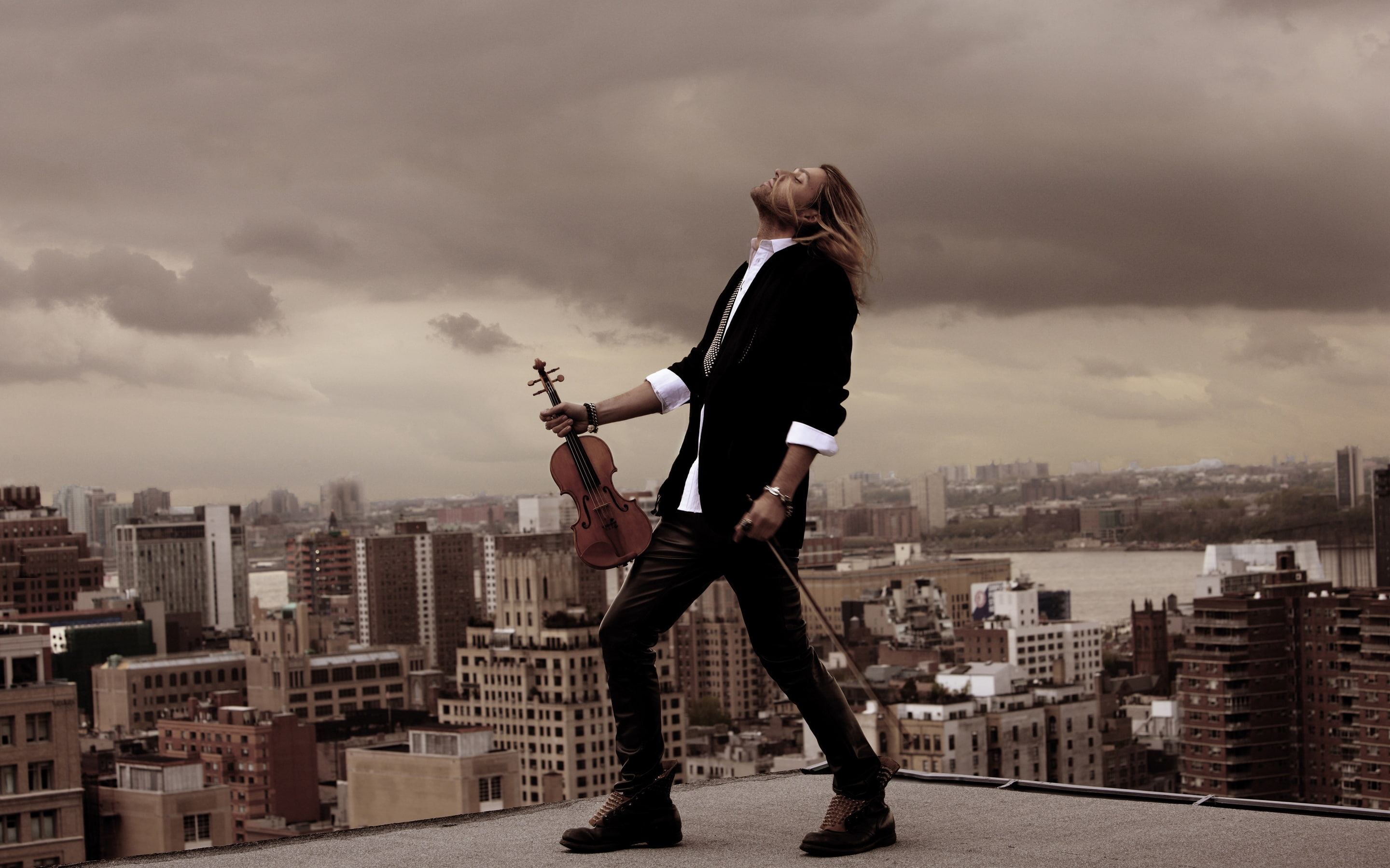male, david, garrett, man, artist, violin, 2K, HD Wallpaper
