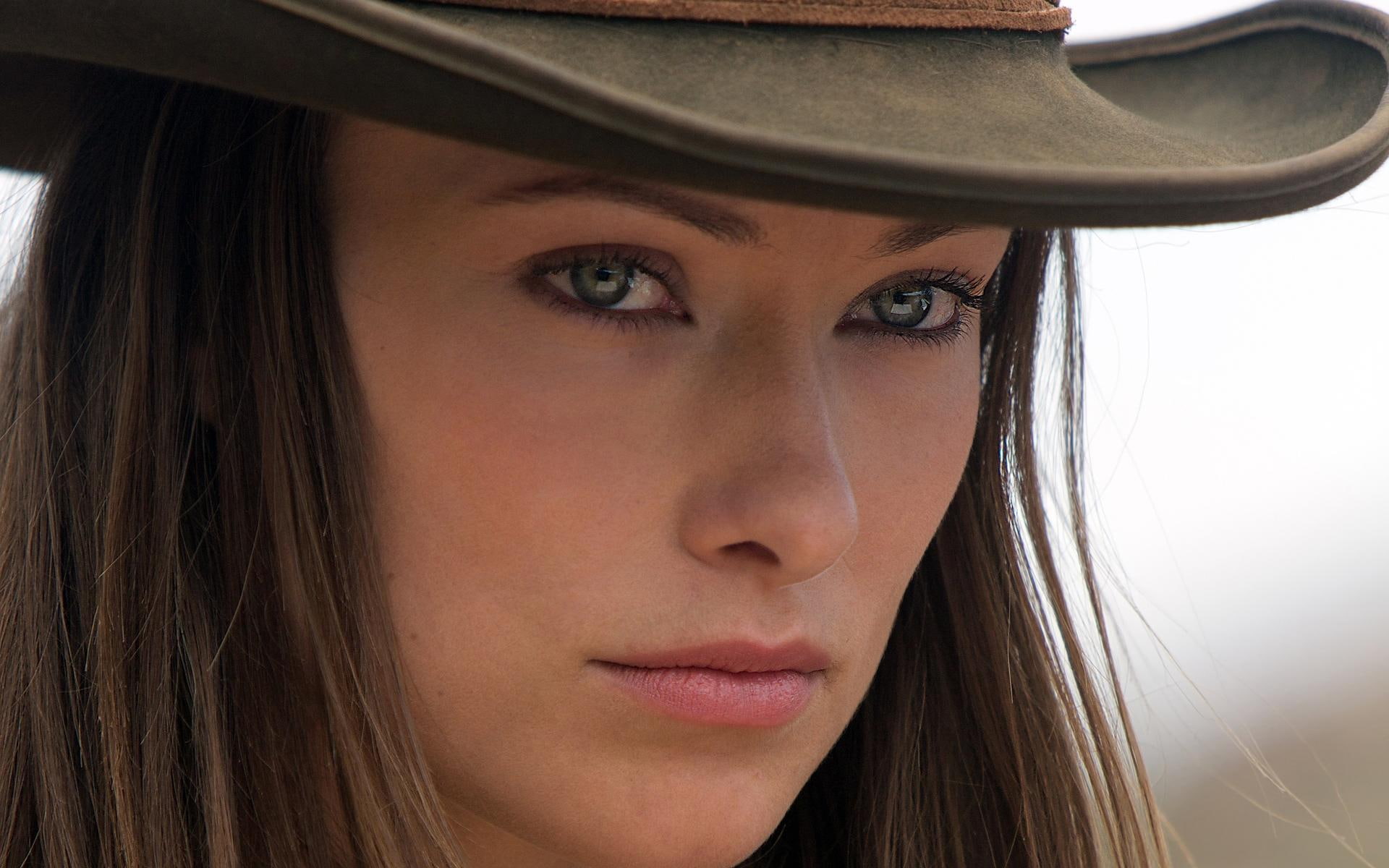 wilde, celebrity, photo, girls, black, olivia, olivia wilde, celebrity gossip, hat, cowgirl, women, s, 1080P, HD Wallpaper