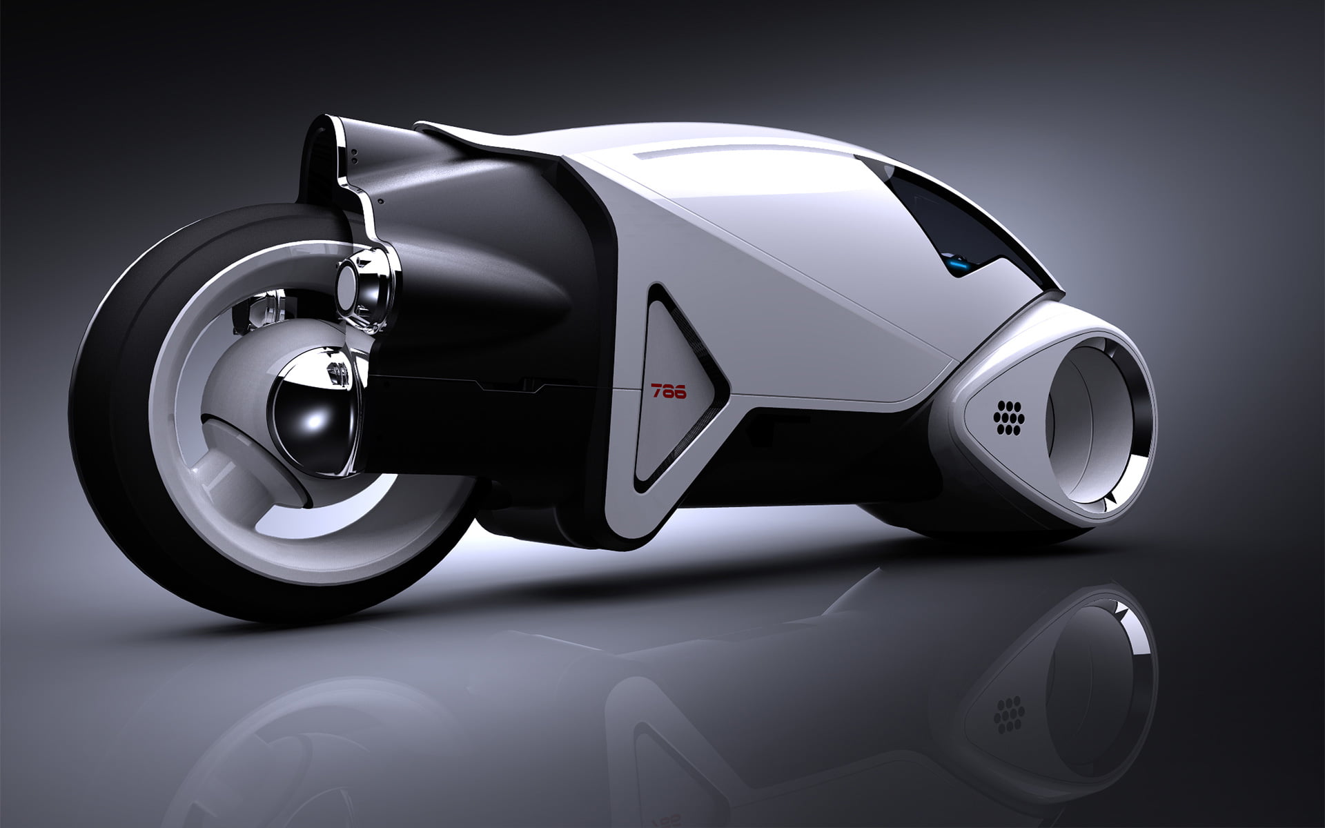 tron, mode of transportation, silver colored, indoors, reflection, chrome, speed, studio shot, shiny, 1080P, land vehicle, prototype, car, no people, motor vehicle, HD Wallpaper