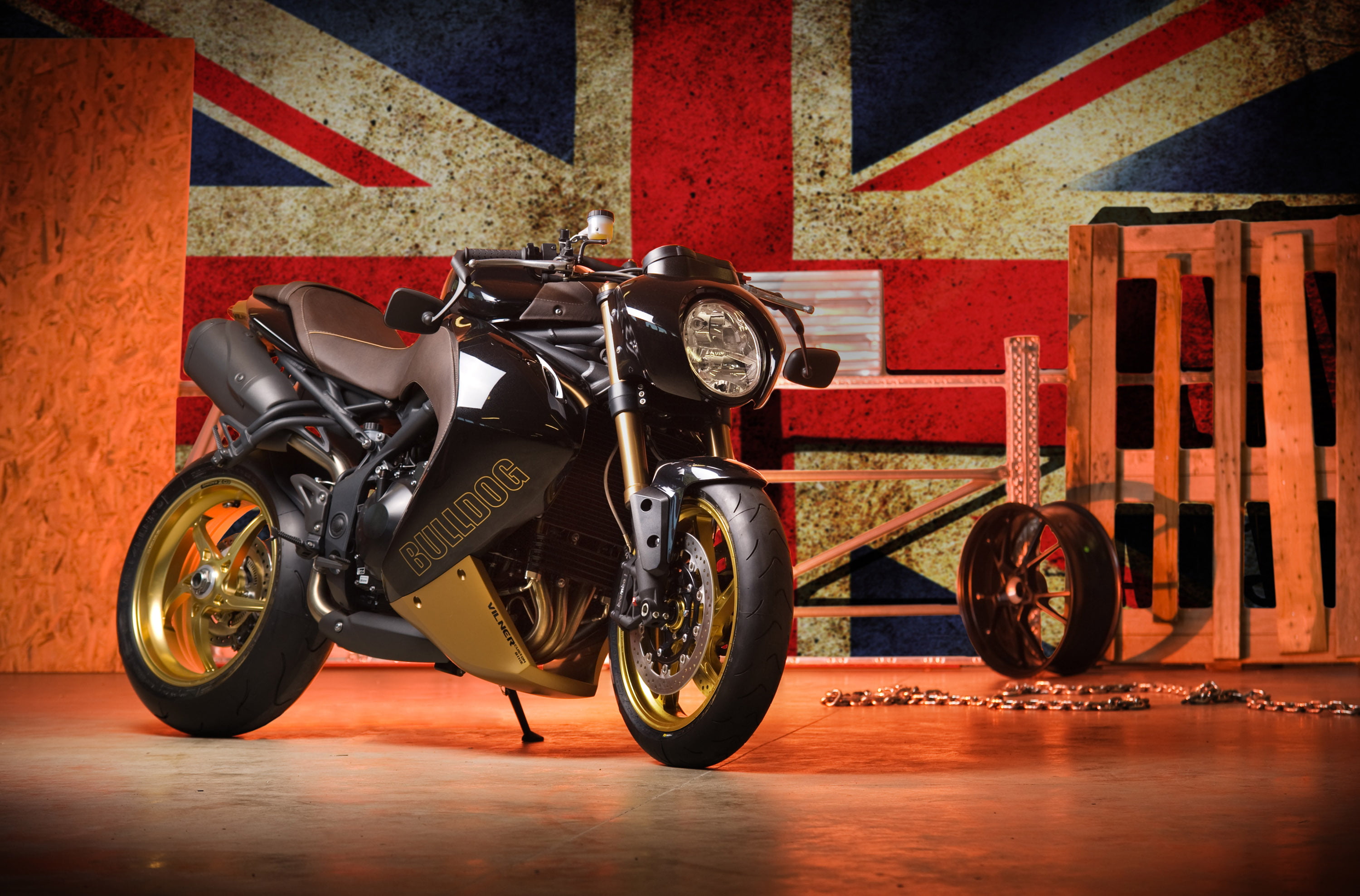 stationary, mode of transportation, 2K, speed, tuning, sportbikes, bike, bulldog, 2012, motorcycle, transportation, triumph, bicycle, wheel, city, sportbike, HD Wallpaper
