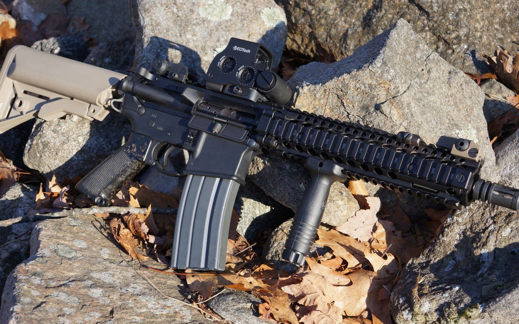 M-16, 720P, Weapons, HD Wallpaper