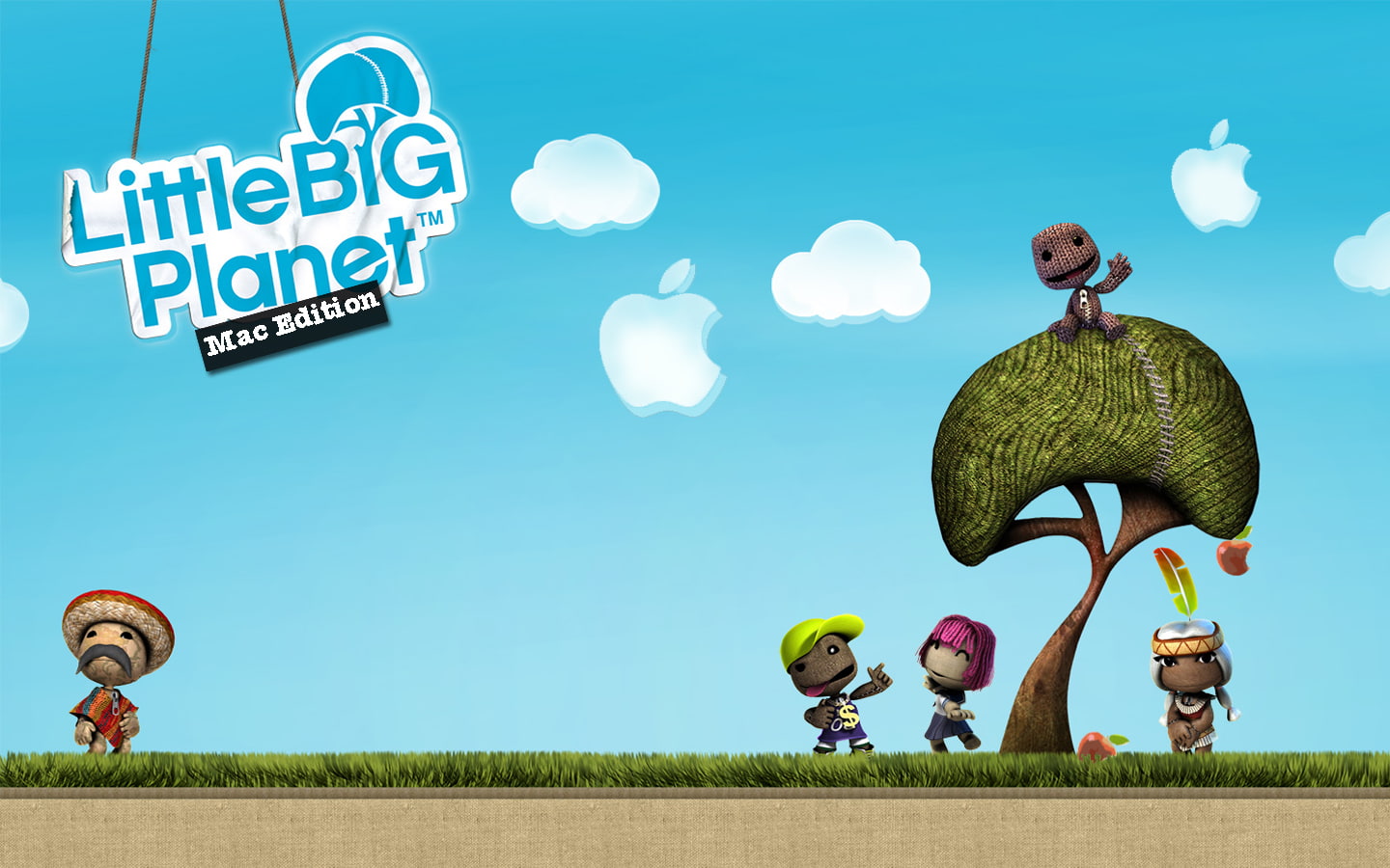 video games, hd, little, sackboy, big, planet, littlebigplanet, 720P, HD Wallpaper