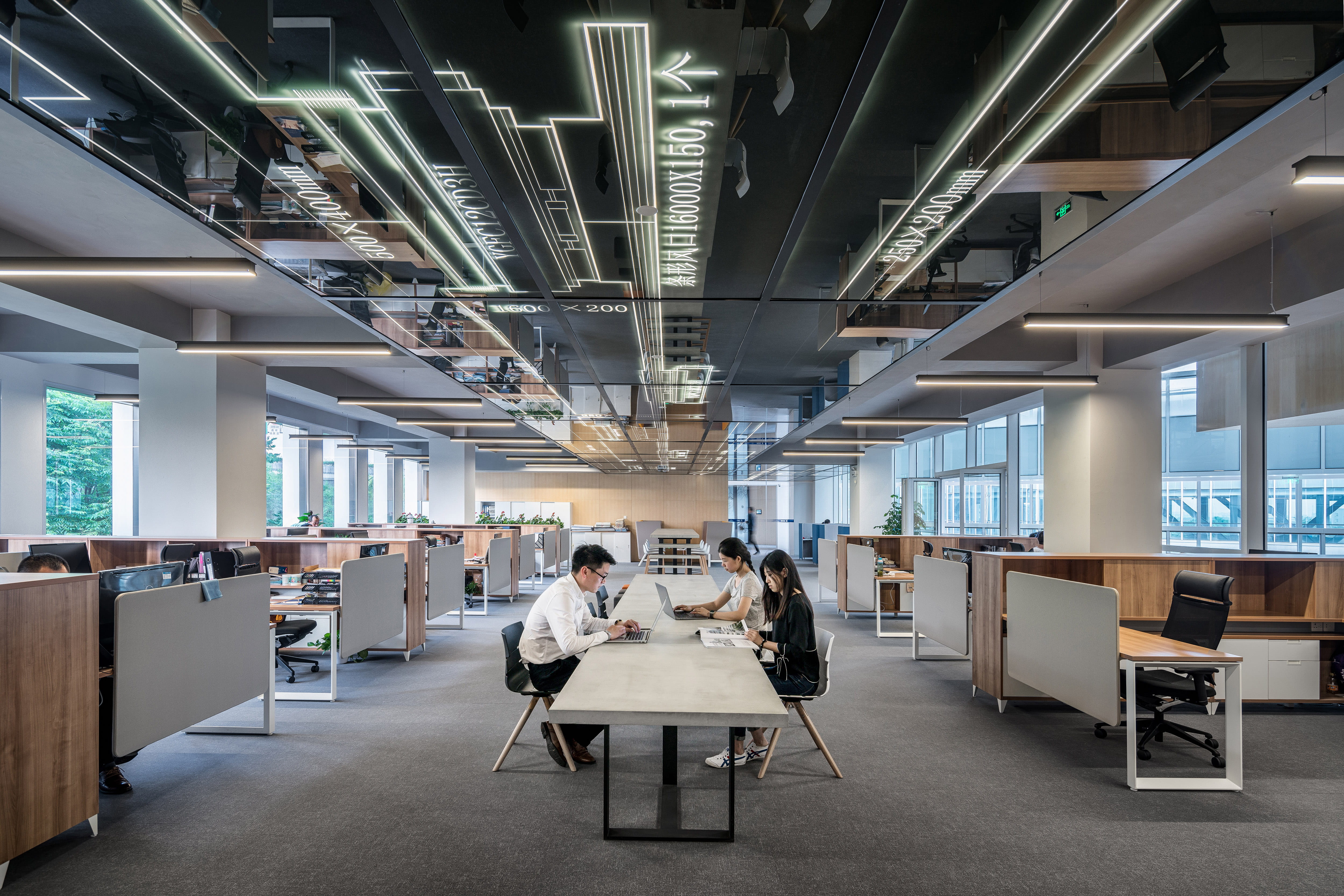 male, learning, woman, interior, person, office, building, work, people, university, working, modern, indoor, man, meeting, business, long table, technology, HD Wallpaper