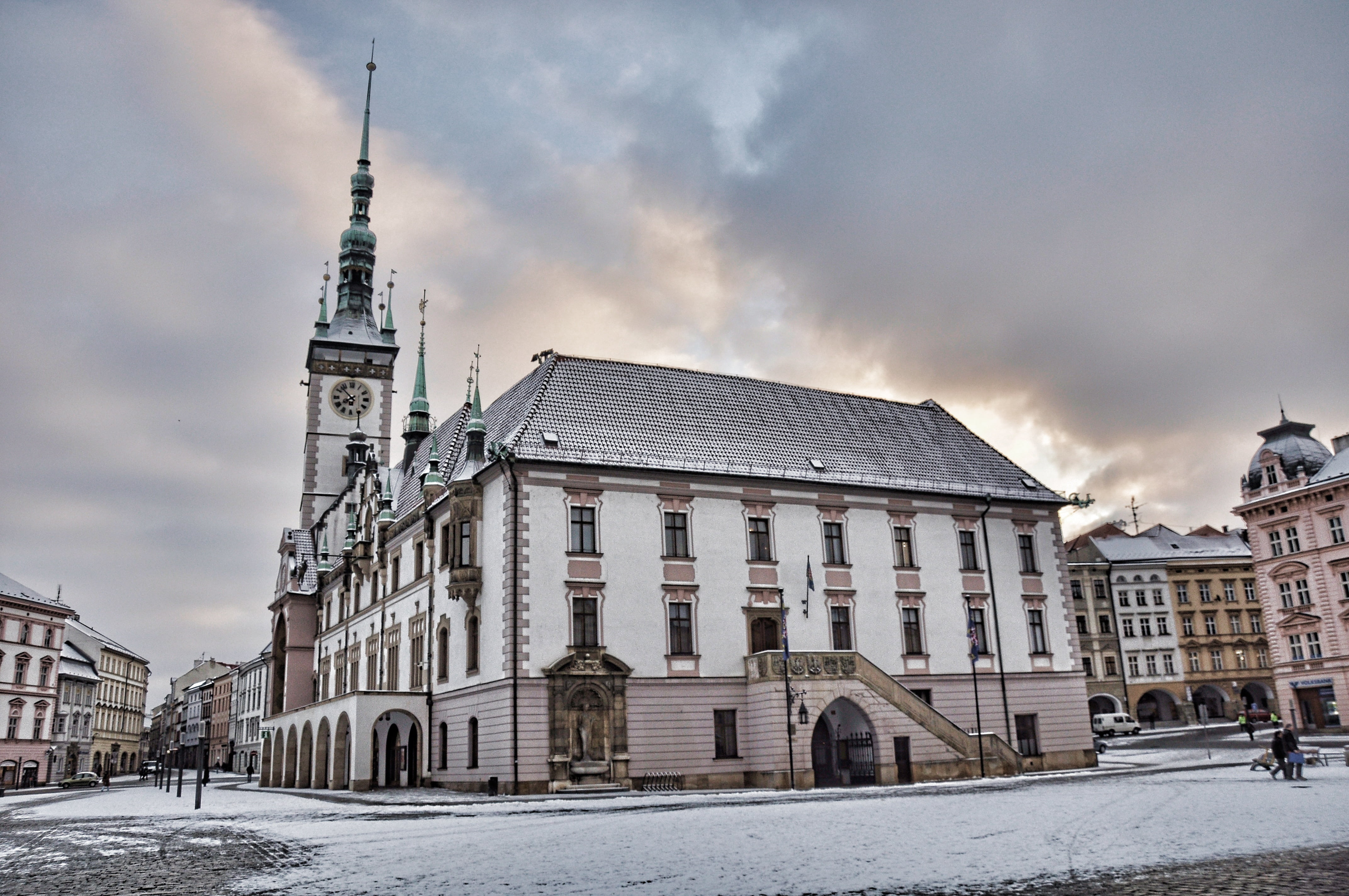 town, gothic style, architecture, nature, street, cultural heritage, czech republic, outdoors, no people, building, history, unesco, government, cloud - sky, HD Wallpaper
