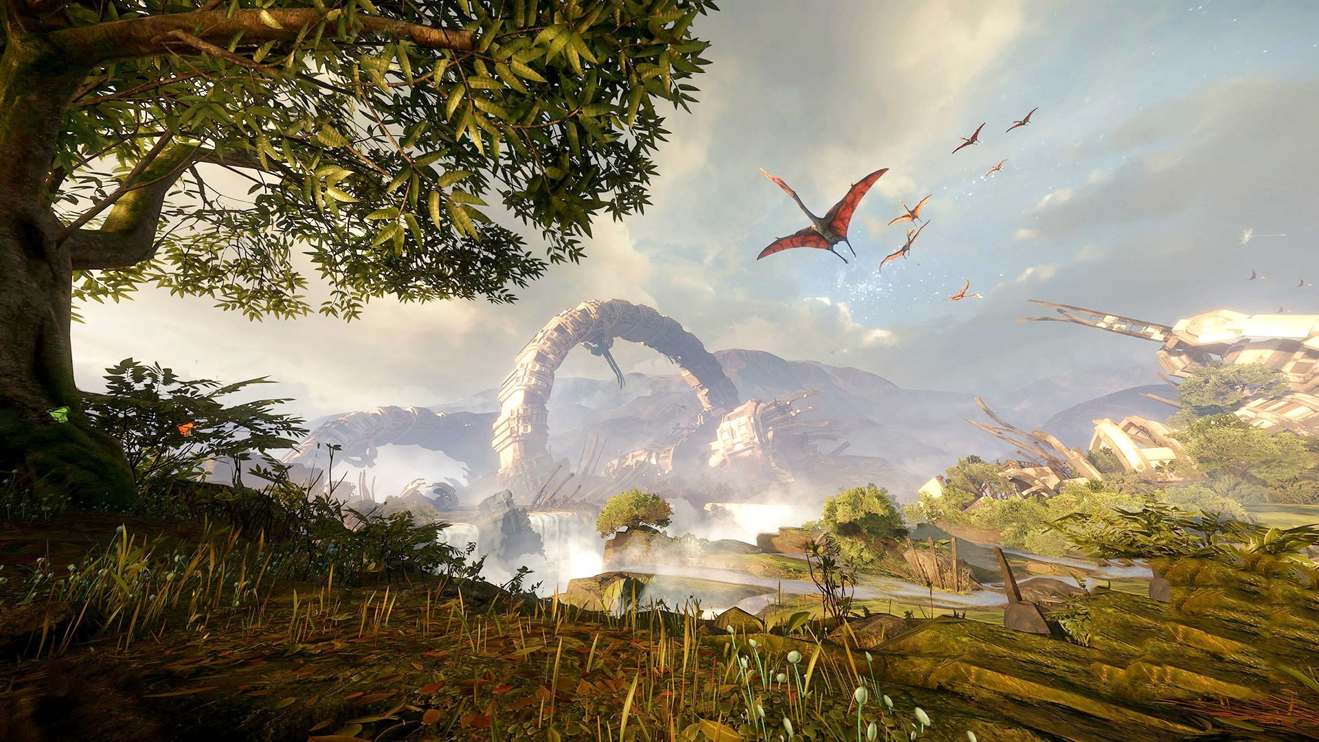 game, fantasy, the, shooter, videogame, reality, fps, sci-fi, journey, robinson, virtual, 1080P, video, dinosaur, technics, futuristic, HD Wallpaper