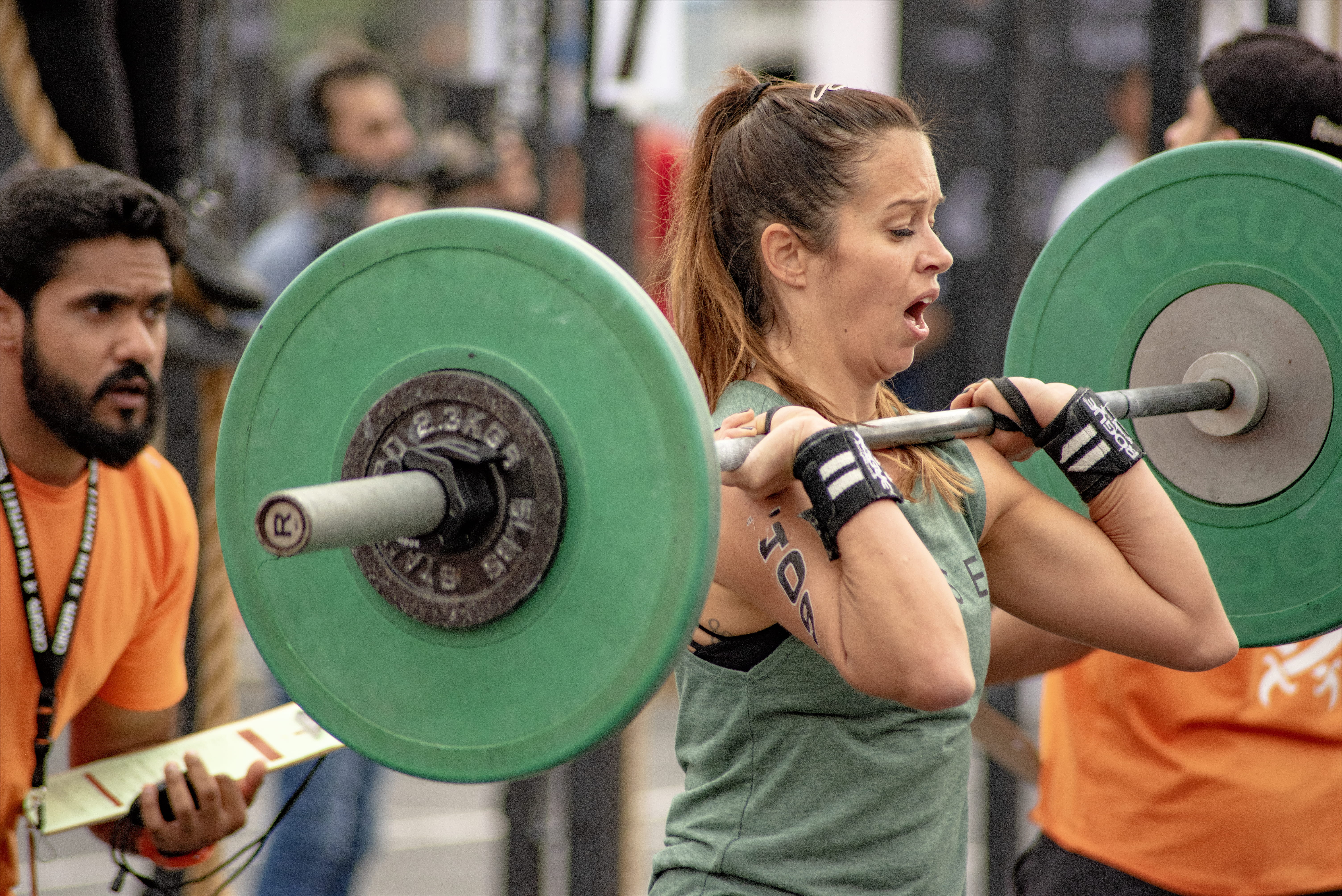 athlete, strong, sports training, barbell, muscular build, determination, people, crossfit, effort, weight training, photo, adult, cross training, bodybuilder, HD Wallpaper
