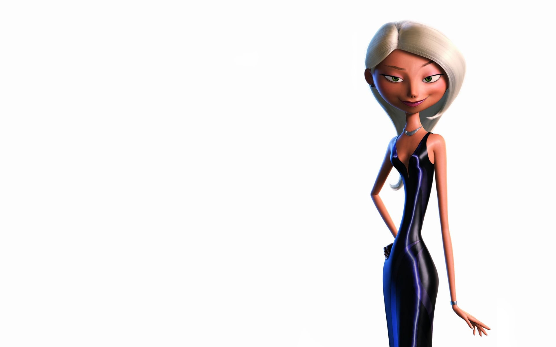one person, portrait, looking at camera, women, adult, The Incredibles, beautiful woman, young adult, copy space, fashion, black dress, indoors, clothing, HD Wallpaper