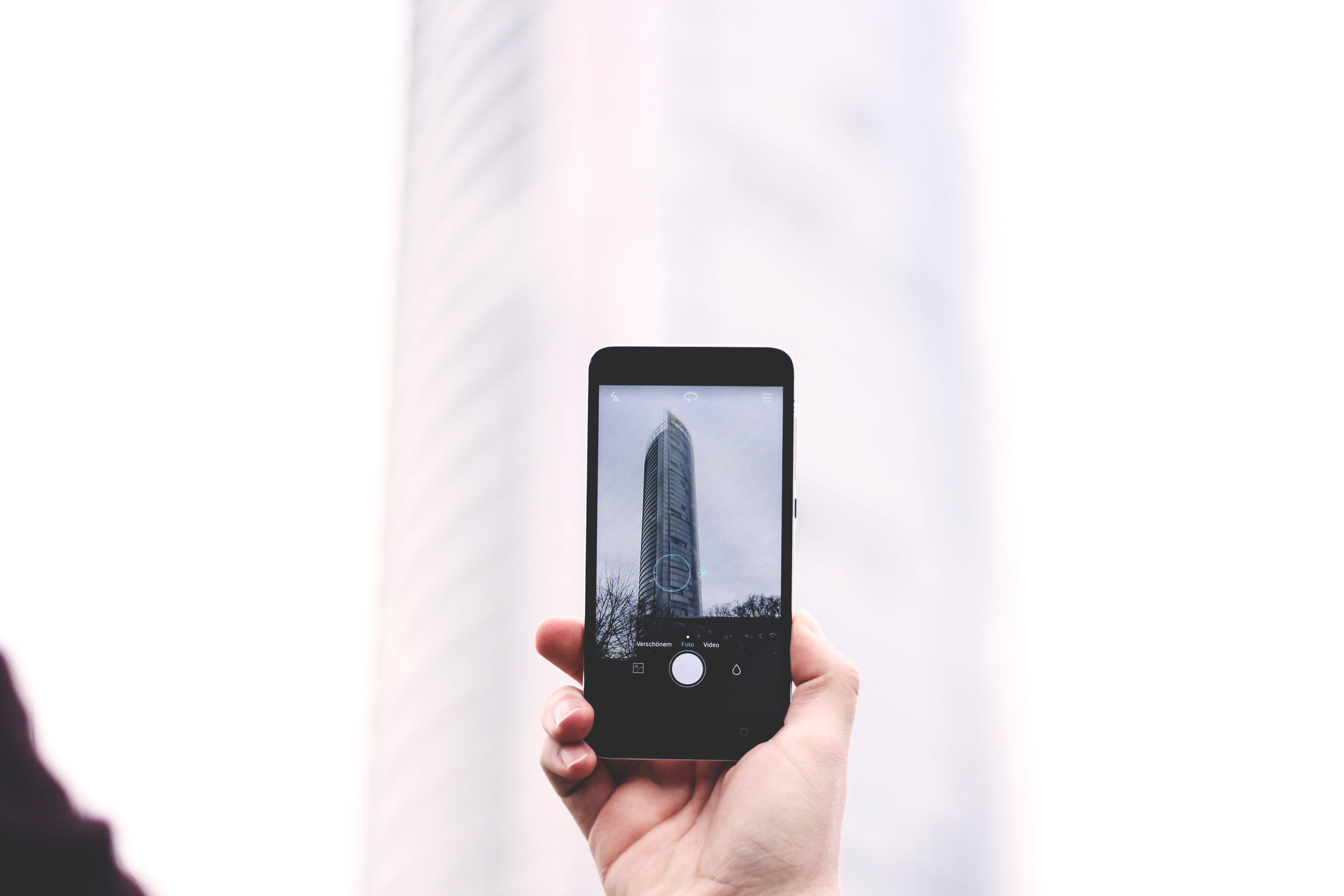 wireless Technology, telephone, photographing, tower, iphone, photography, building, touching, connection, mobility, touch Screen, communication, skyscraper, HD Wallpaper