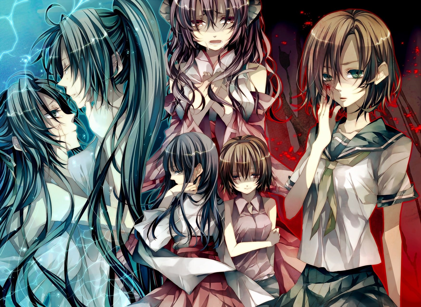 naku, ryuuguu, koro, Higurashi No Naku Koro Ni, Ryuuguu " Rena" Reina, 720P, ni, hd, art, hot, anime, higurashi, HD Wallpaper