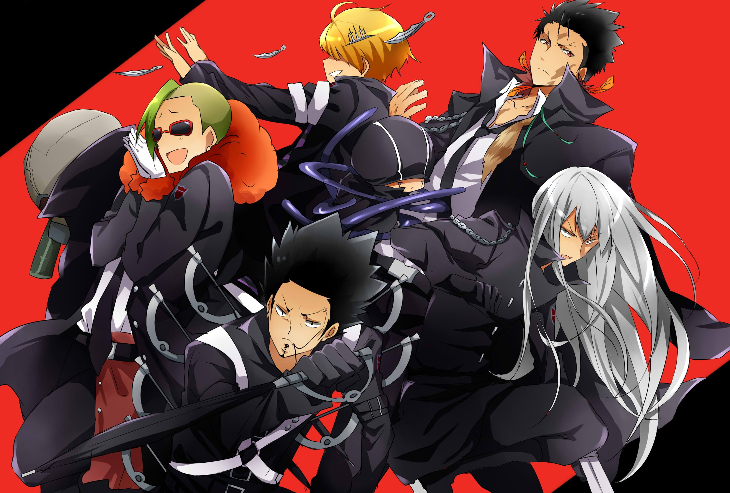 squalo, lussuria, superbi, katekyo, reborn, 2K, xanxus, hitman, mammon, HD Wallpaper
