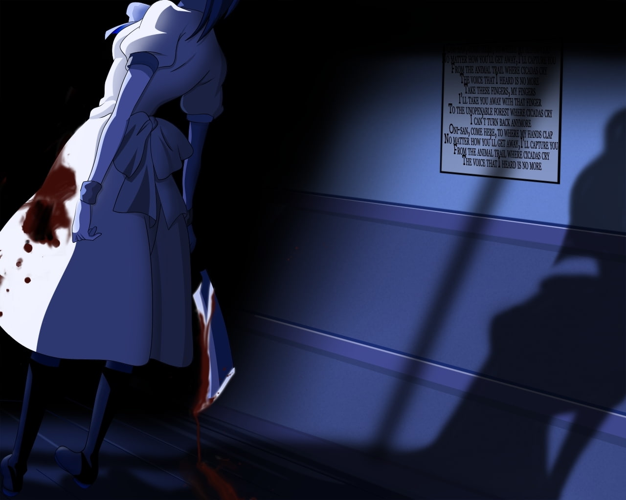 naku, Higurashi No Naku Koro Ni, art, ni, ryuuguu, higurashi, hot, koro, 720P, Ryuuguu " Rena" Reina, anime, hd, HD Wallpaper