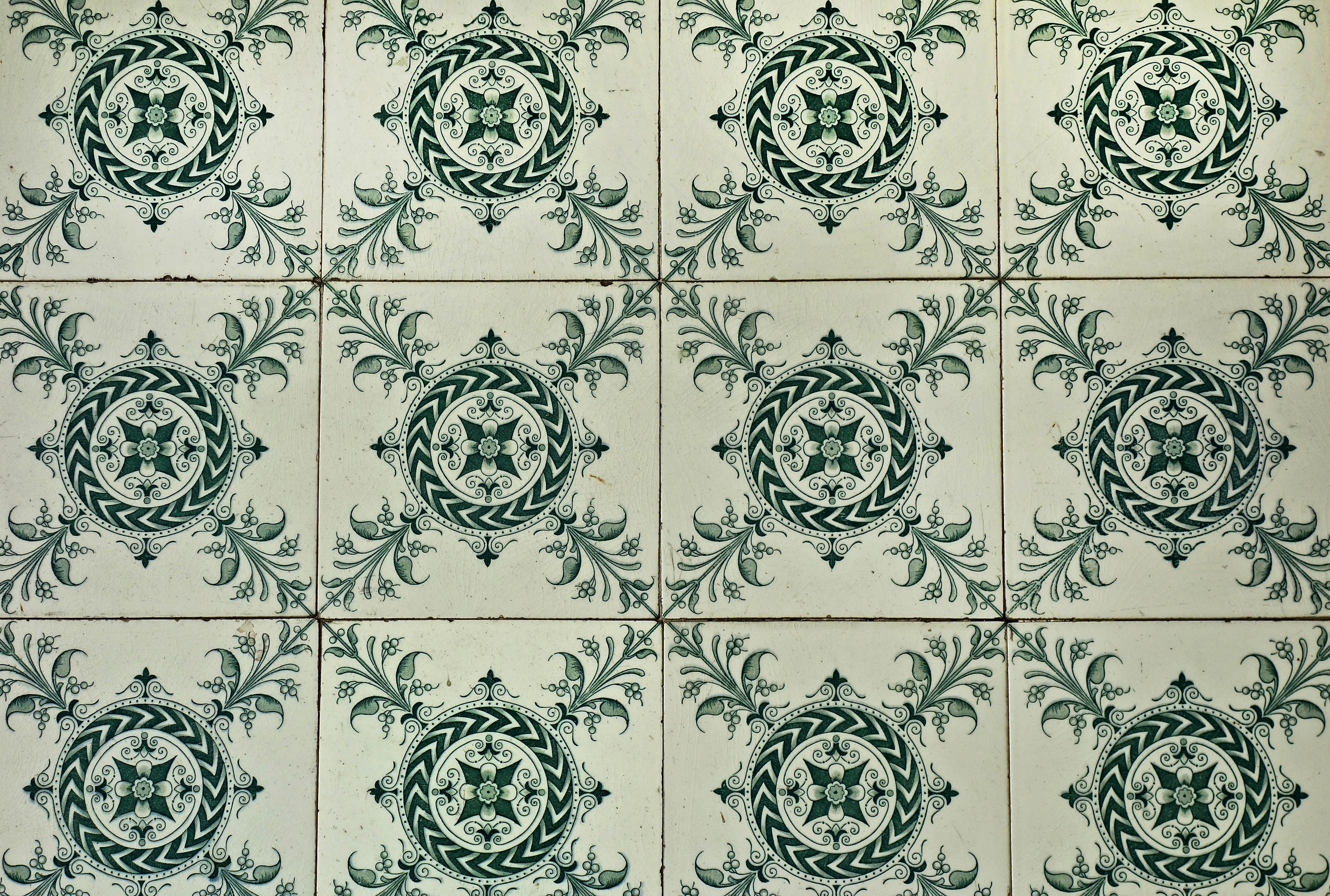 decorative, indoors, elegant, full frame, geometric shape, wall - building feature, luxury, pattern, textured, art and craft, 4K, ornate, tiled floor, HD Wallpaper