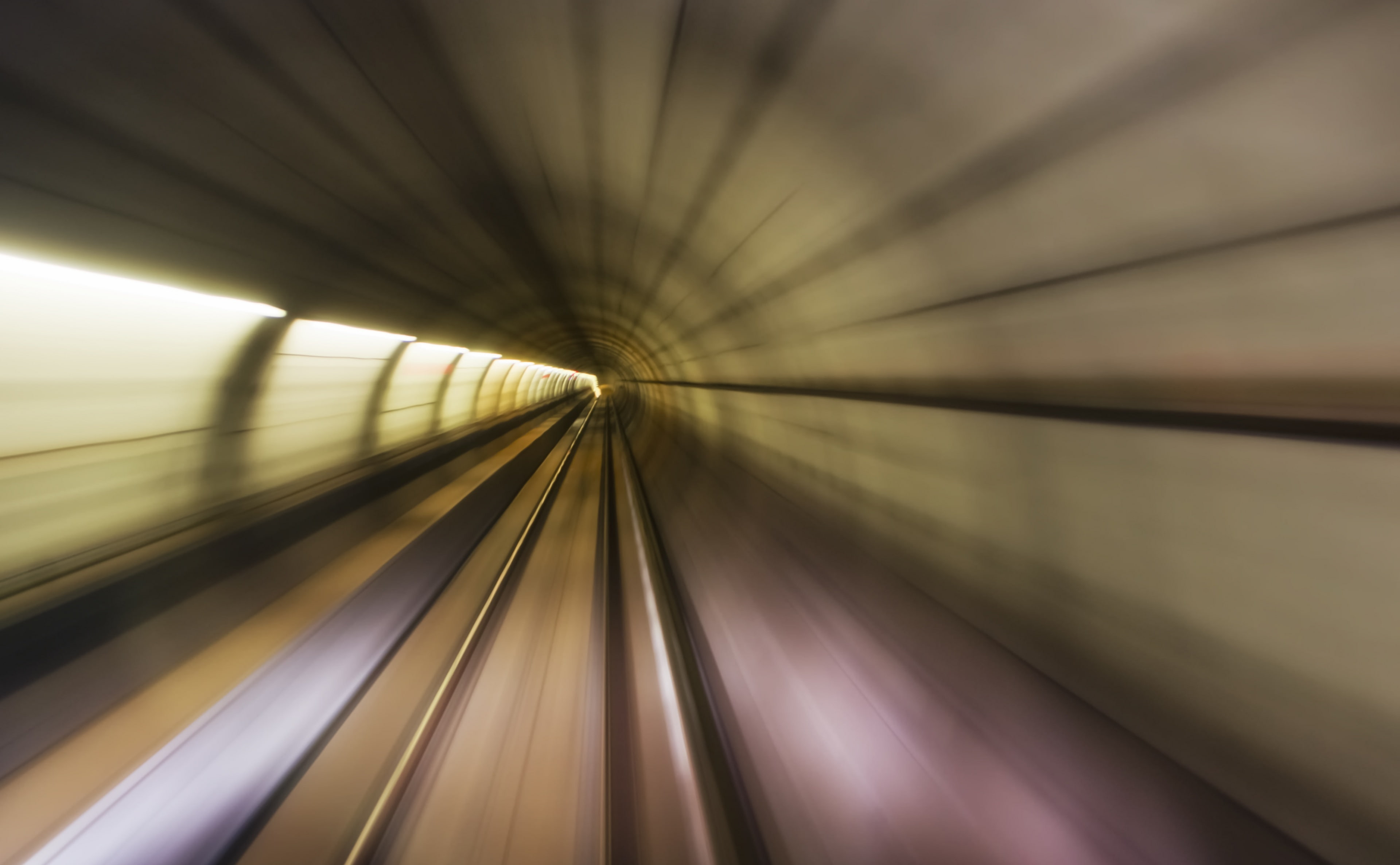 direction, subway train, illuminated, rail transportation, Blur, 4K, transportation, speed, Motors, the way forward, skytrain, Motion, architecture, track, HD Wallpaper