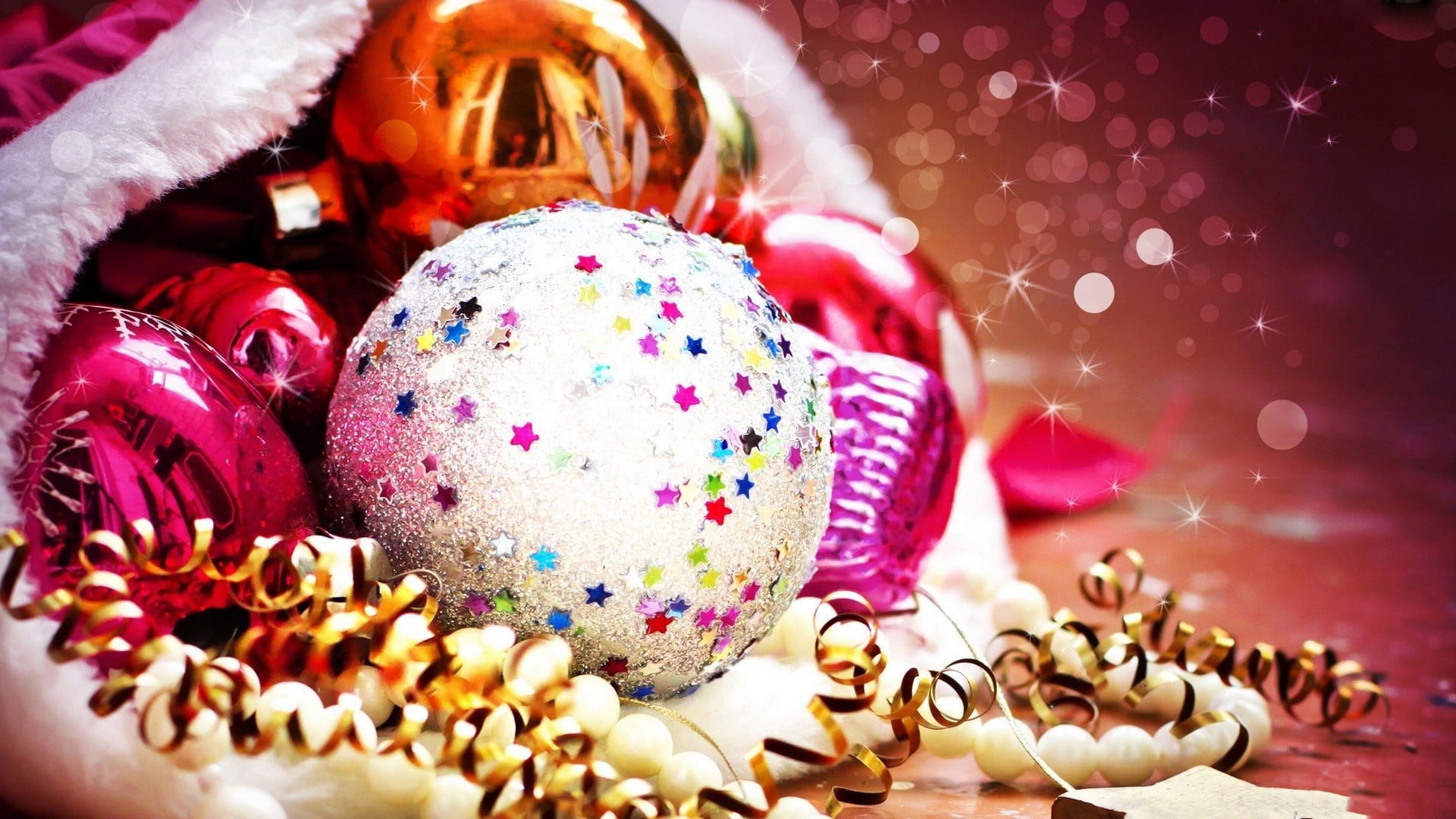 colorful, card, christmas ornament, multi colored, holiday, art, easter egg, gift, bangle, holiday - event, celebration, shiny, celebrate, 1080P, greeting, HD Wallpaper