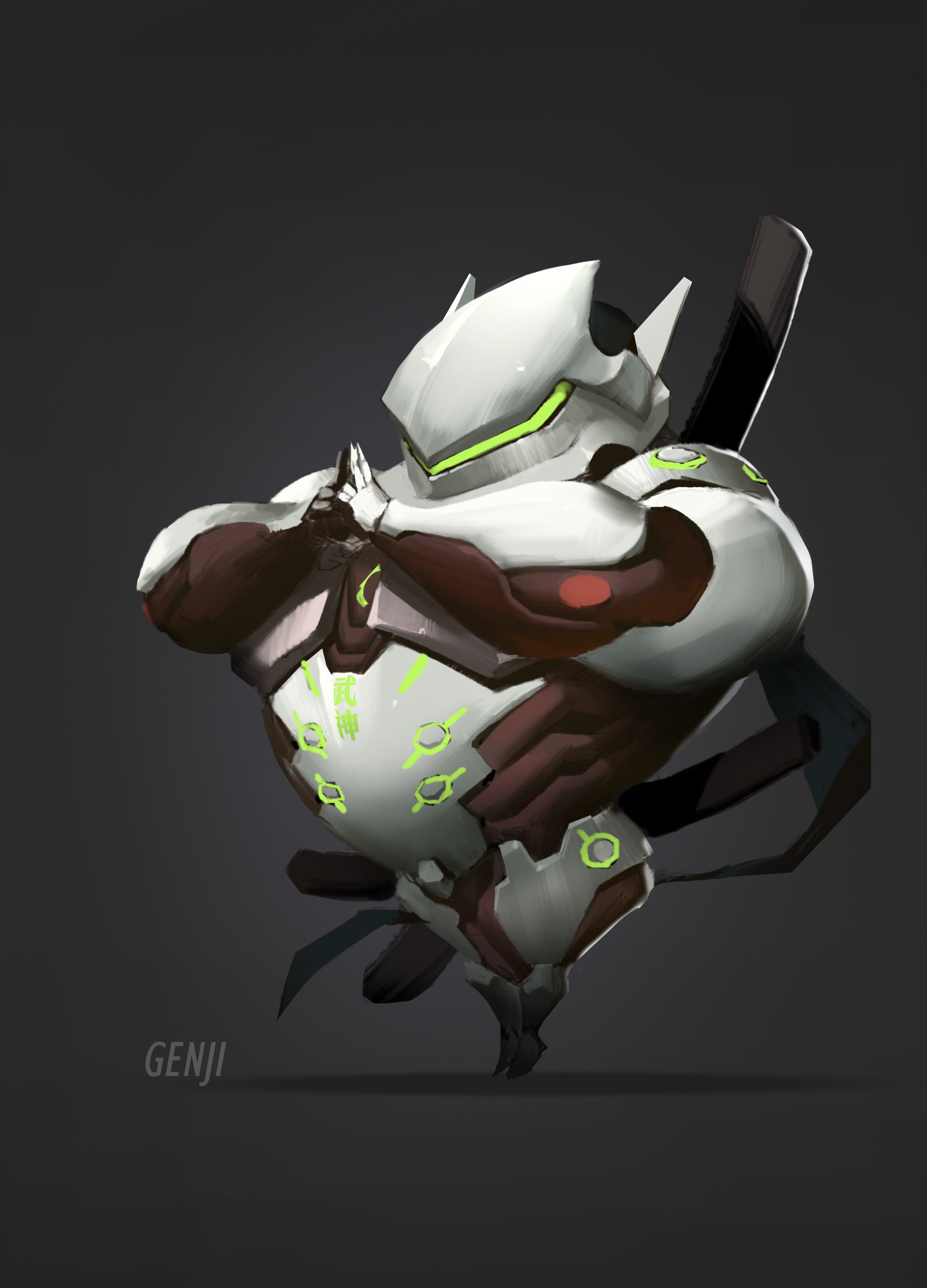 1080P, chubby, black background, chaos, Overwatch, Meijun Chen, indoors, broken, sword, breaking, emotion, studio shot, technology, connection, communication, Phone HD Wallpaper