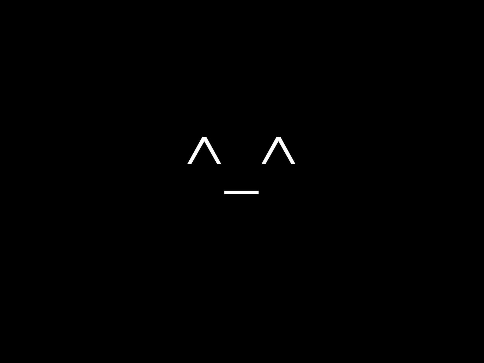 night, black, computer icon, illuminated, no people, domestic room, copy space, close-up, symbol, sign, Didact, light, white, glowing, indoors, black background, HD Wallpaper