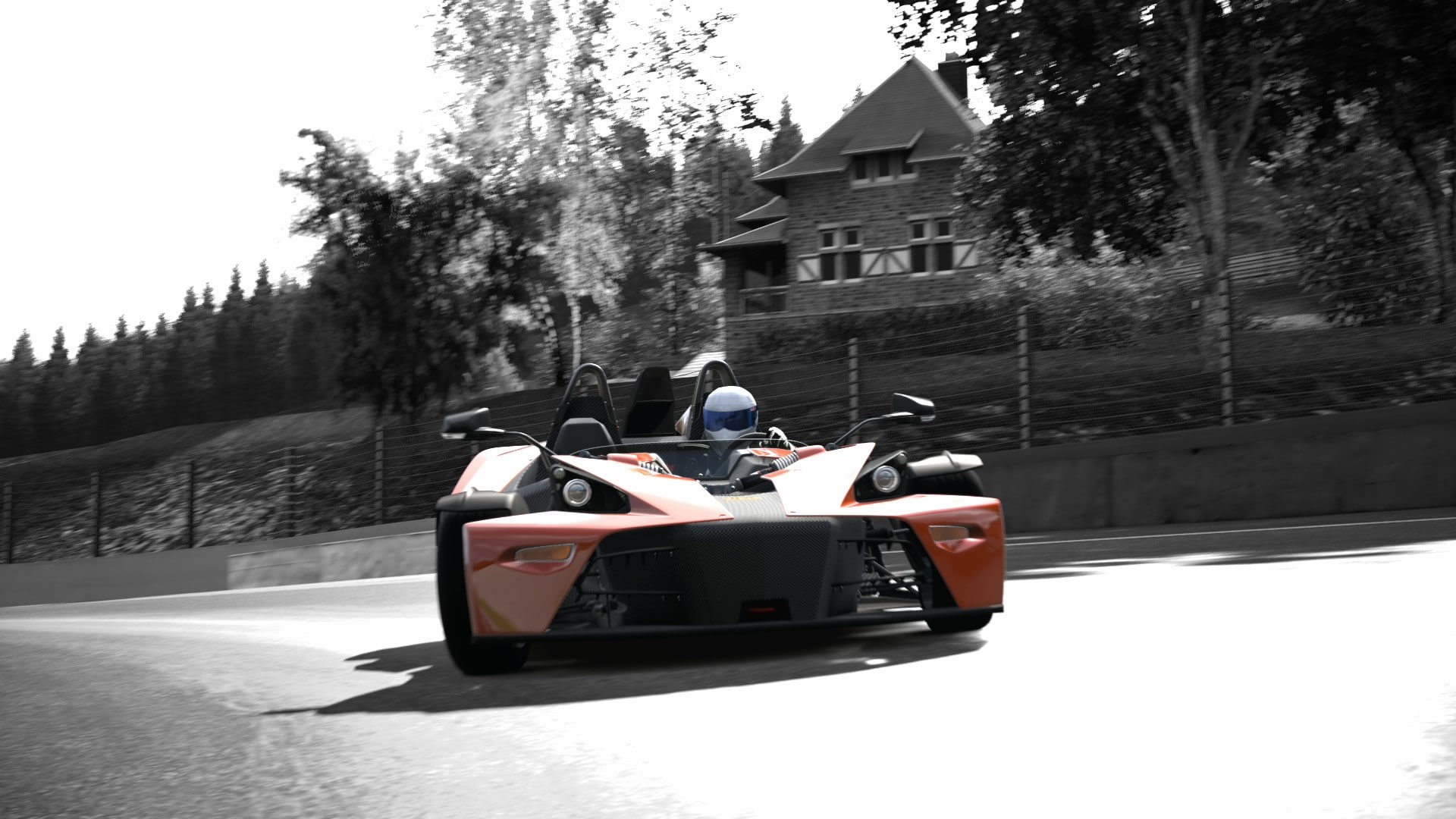 mode of transportation, nature, Gran Turismo 6, rear view, two people, sitting, motor vehicle, road, men, The Stig, real people, car, day, outdoors, sunlight, HD Wallpaper