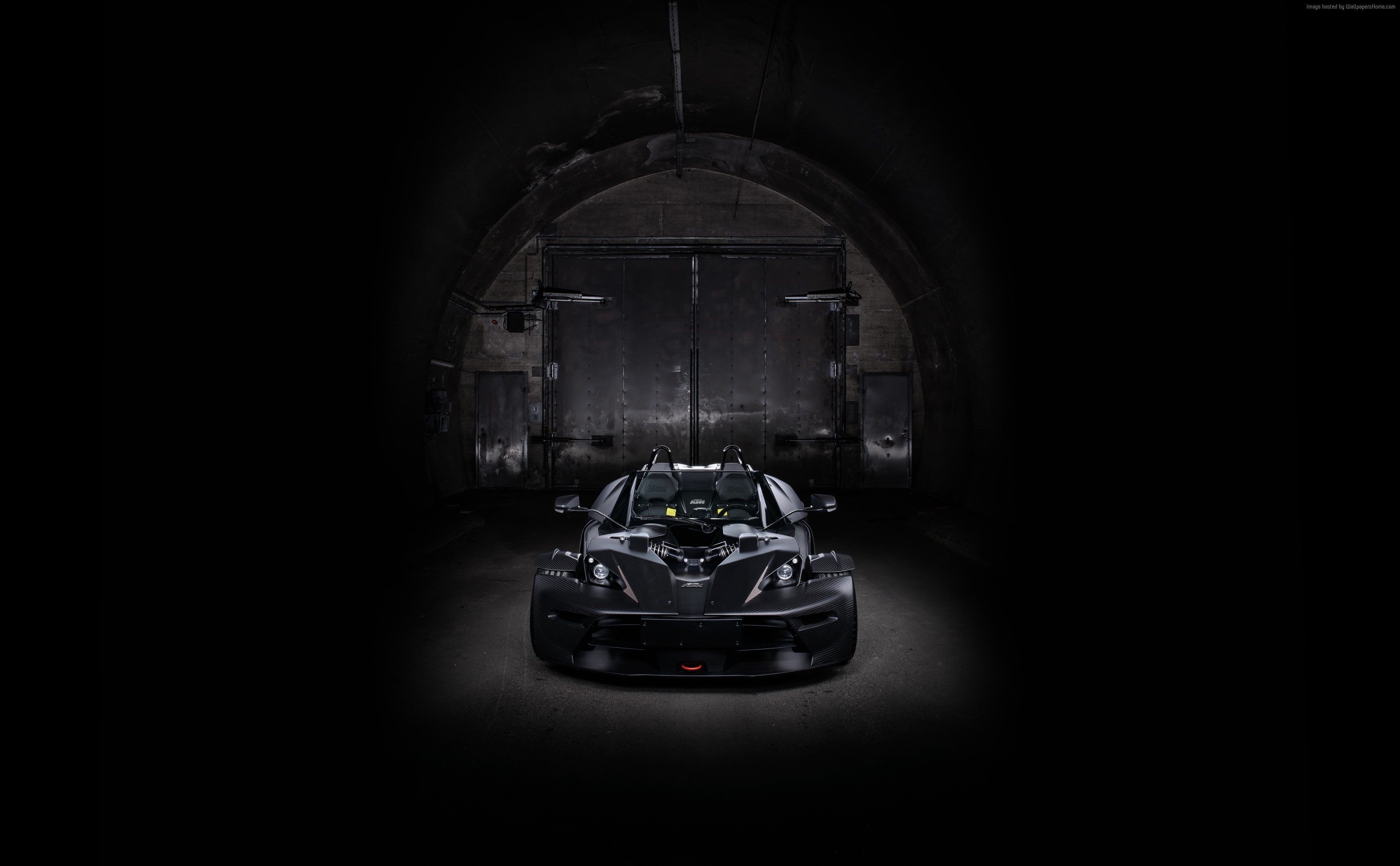 mode of transportation, built structure, city, sport car, supercar, motor vehicle, arch, copy space, indoors, architecture, night, black, building, transportation, HD Wallpaper