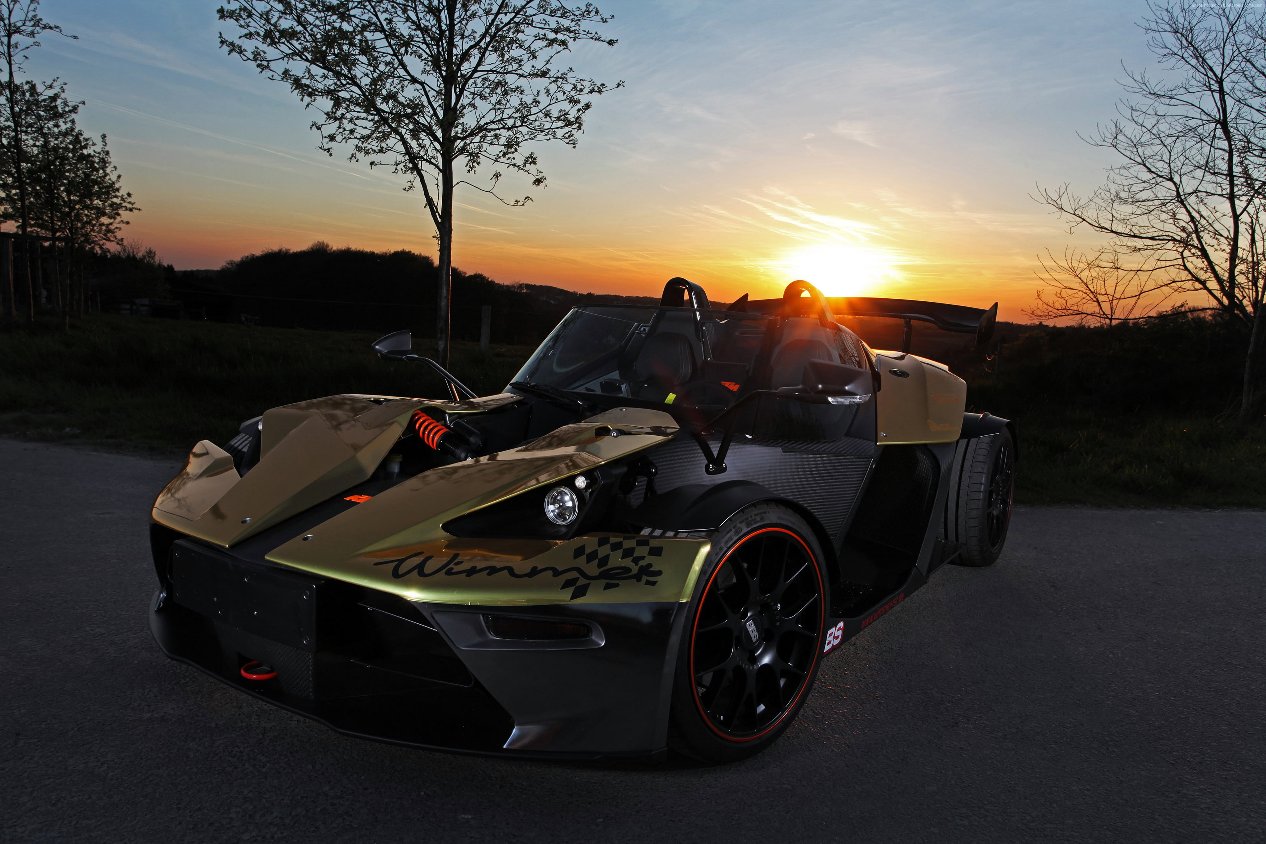 black, sport car, 4K, GT Dubai, KTM X-Bow, Wimmer RS, HD Wallpaper