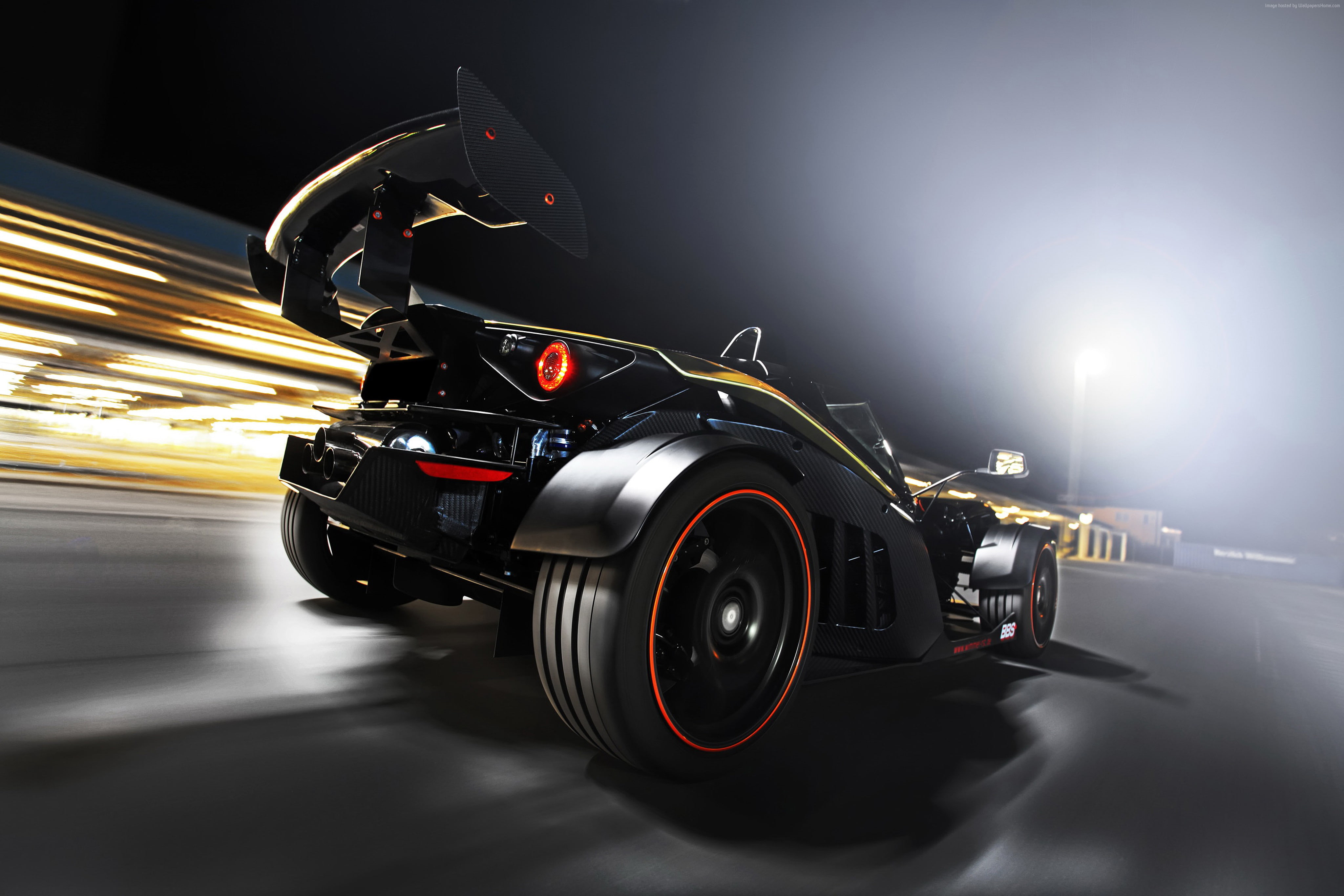 4K, sport car, Wimmer RS, KTM X-Bow, GT Dubai, black, HD Wallpaper