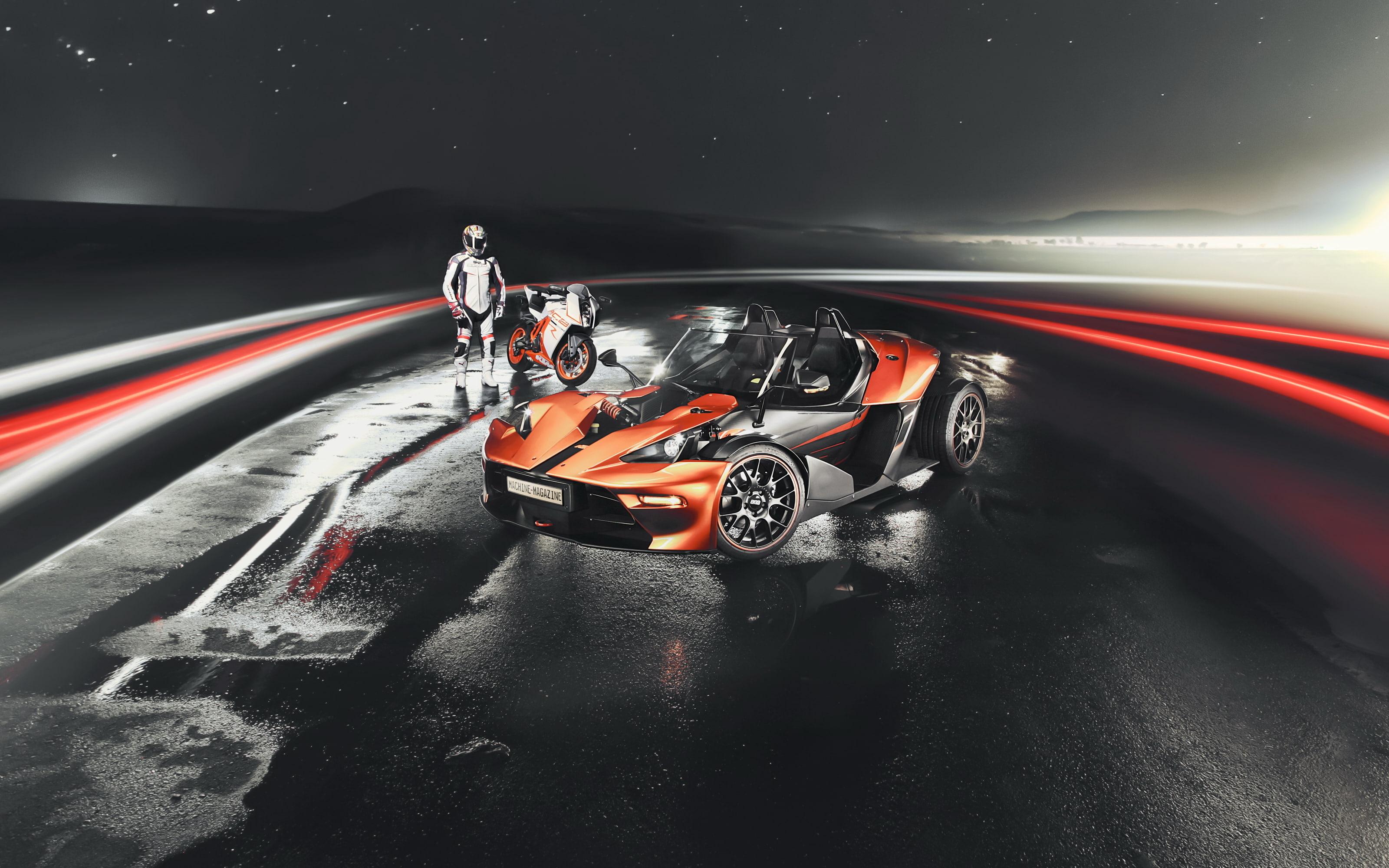 KTM, superbike, 2K, KTM X-Bow, RC8 R, HD Wallpaper