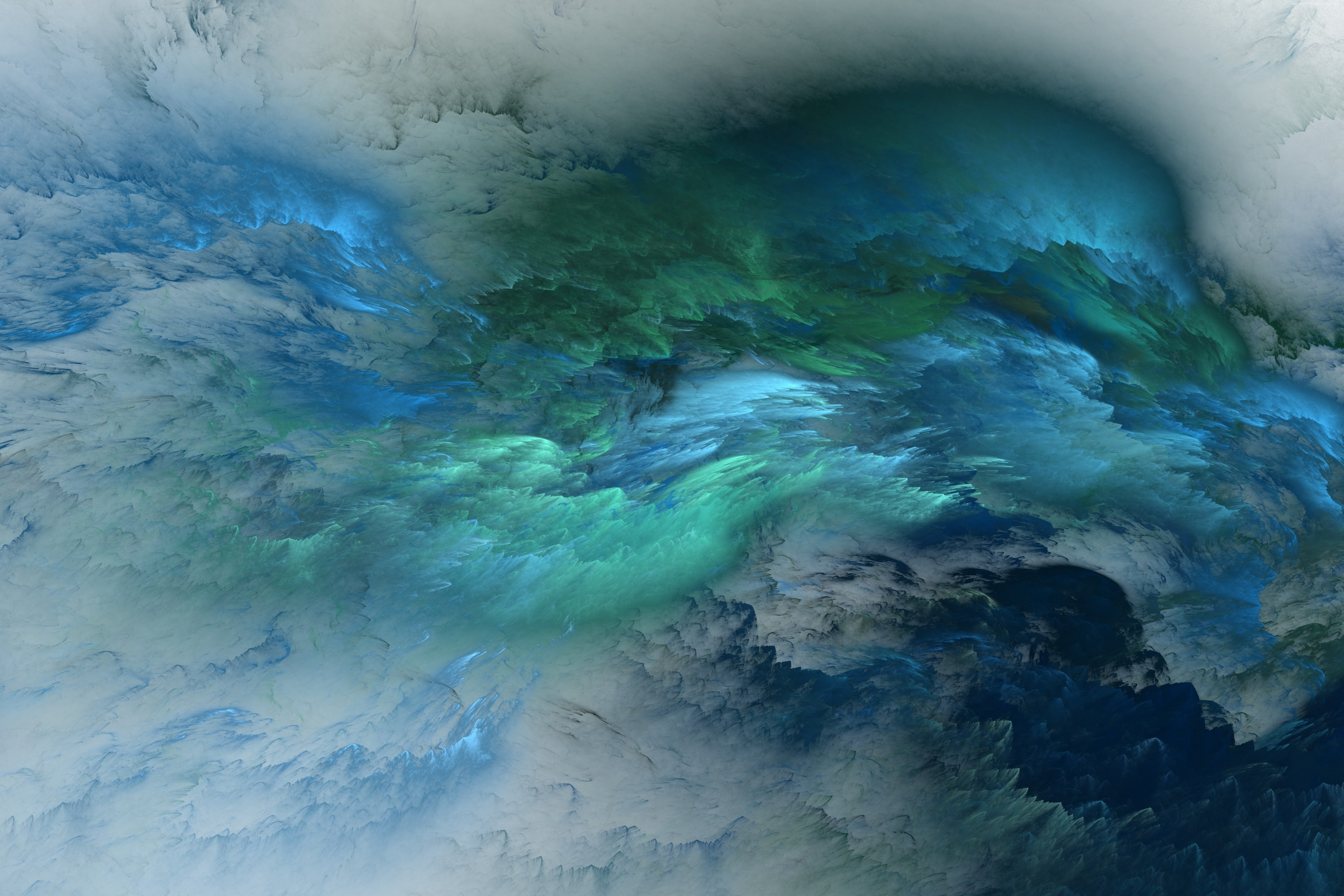 5k, 5K, live, 8k, live photo, 4k, blue, Clouds, abstract, HD Wallpaper
