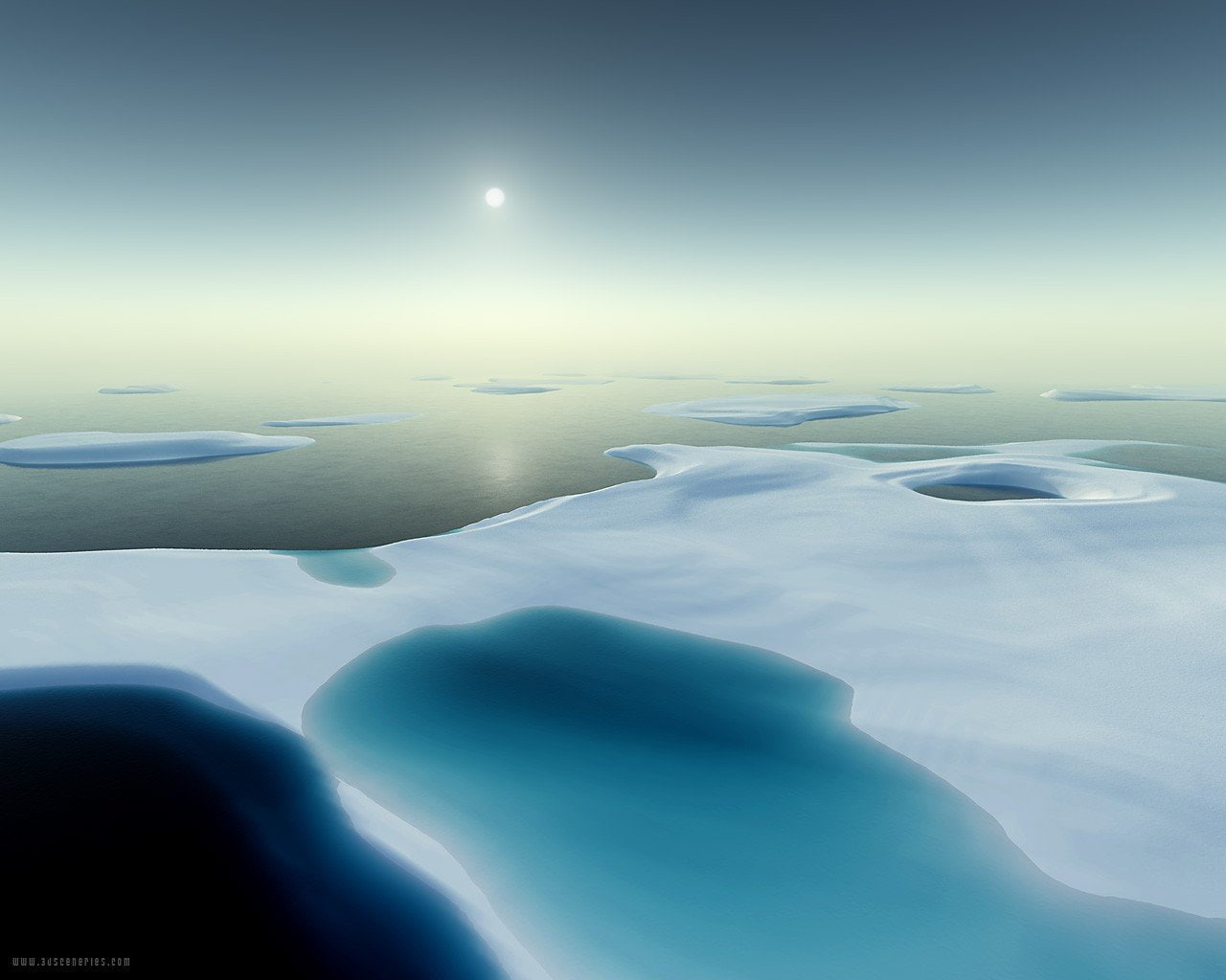 ice, snow, 720P, Bliss, HD Wallpaper