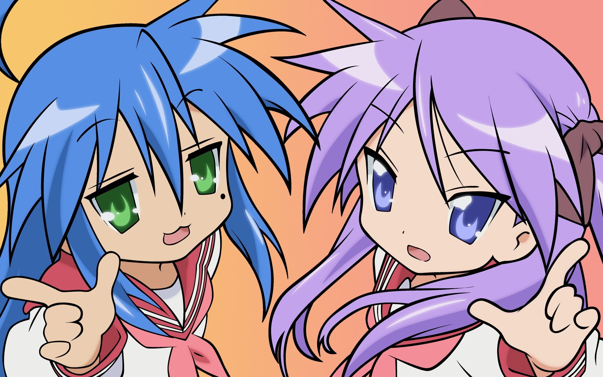 anime girls, Lucky Star, anime, 1080P, HD Wallpaper
