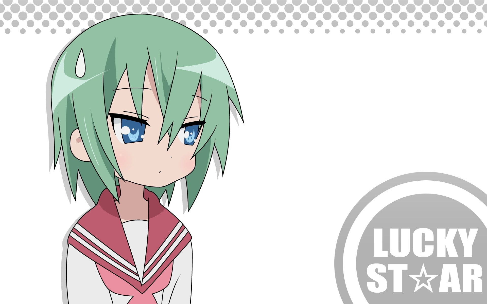 art and craft, indoors, white background, anime girls, sign, text, circle, 1080P, sphere, representation, Lucky Star, computer icon, symbol, anime, human representation, HD Wallpaper