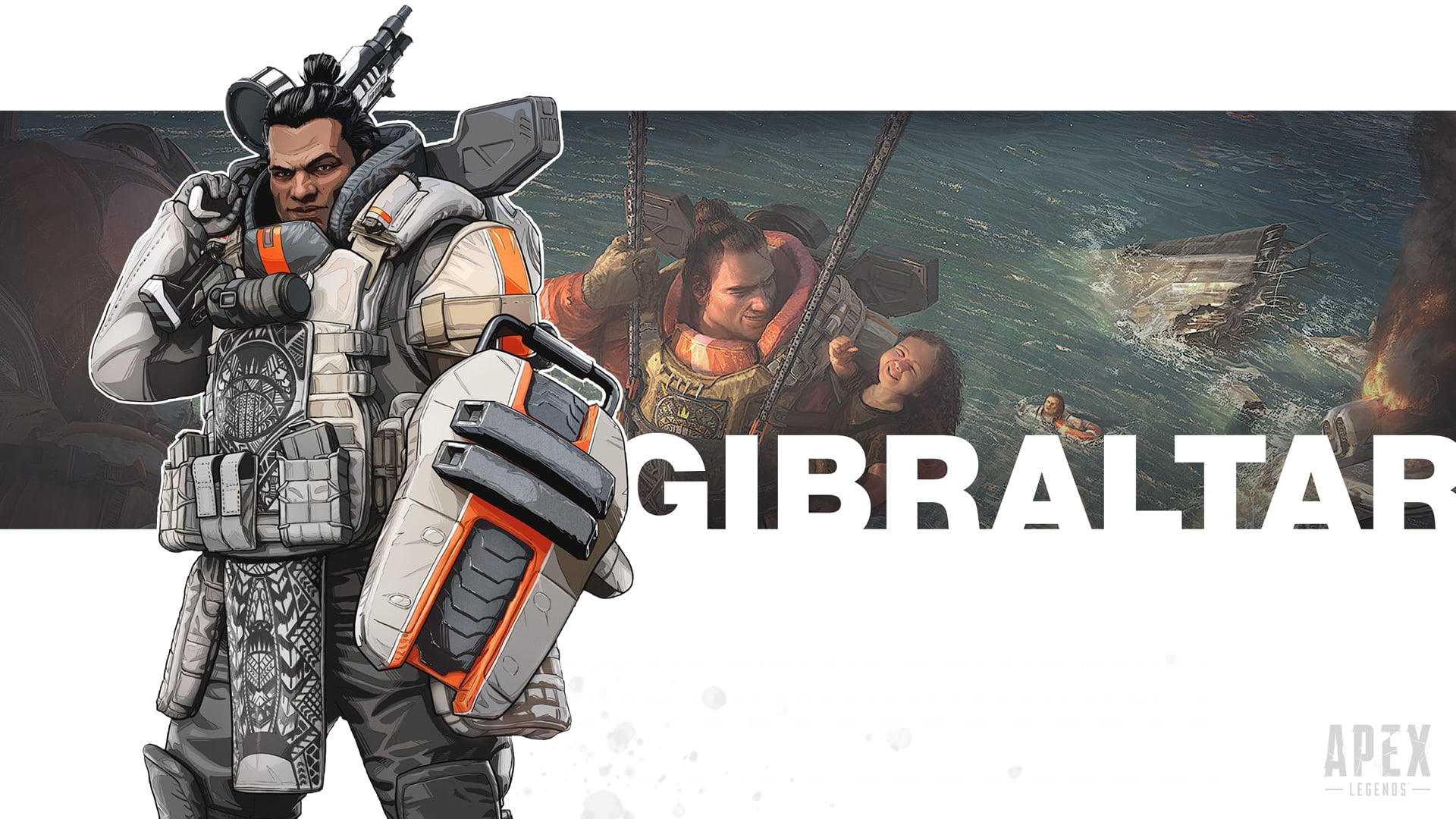 Gibraltar (Apex Legends), Apex Legends, Video Game, 1080P, HD Wallpaper