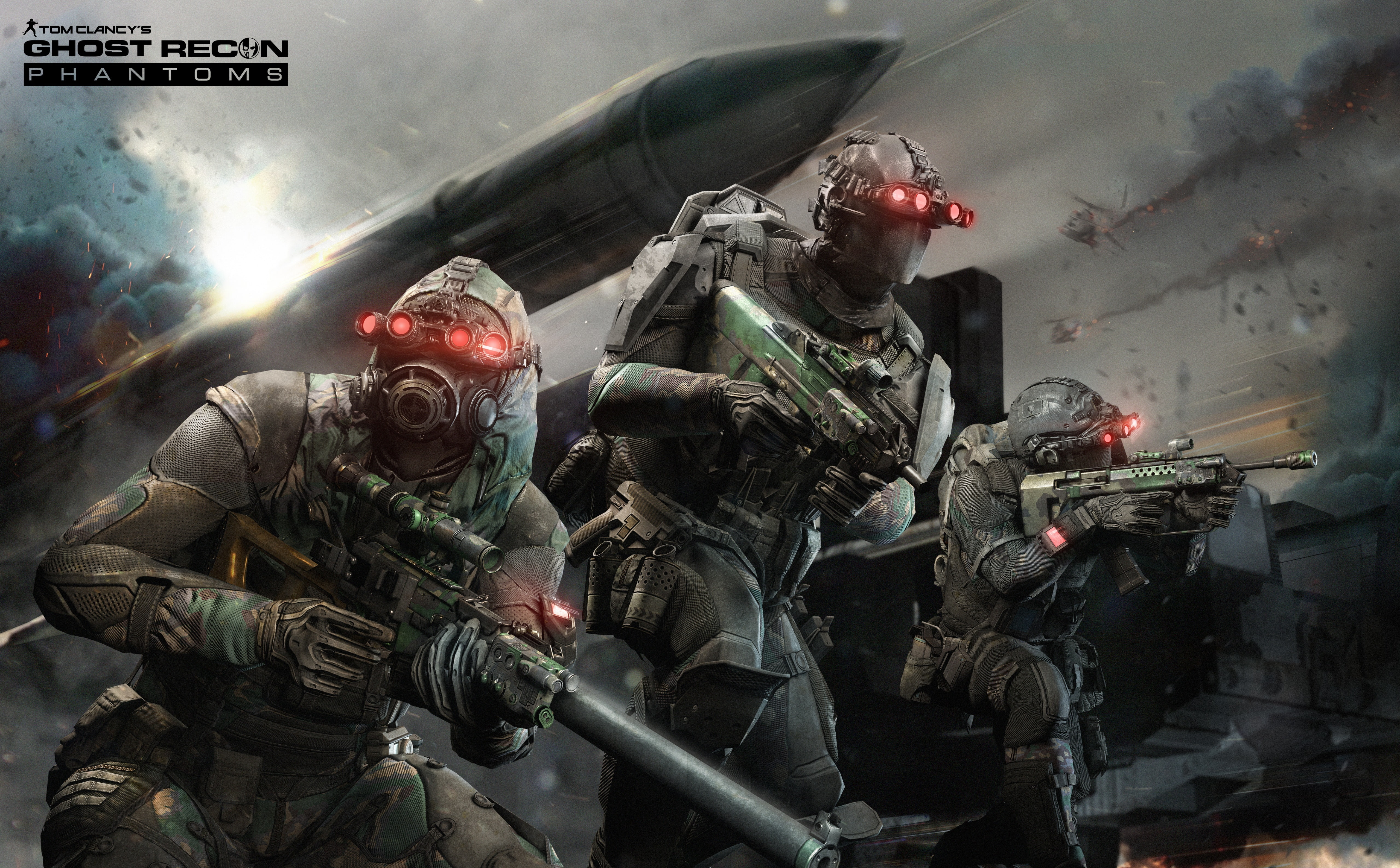 fighting, transportation, war, armed forces, 5K, army soldier, ghost, Tom Clancy, weapon, military, bodark, day, pack, human representation, HD Wallpaper