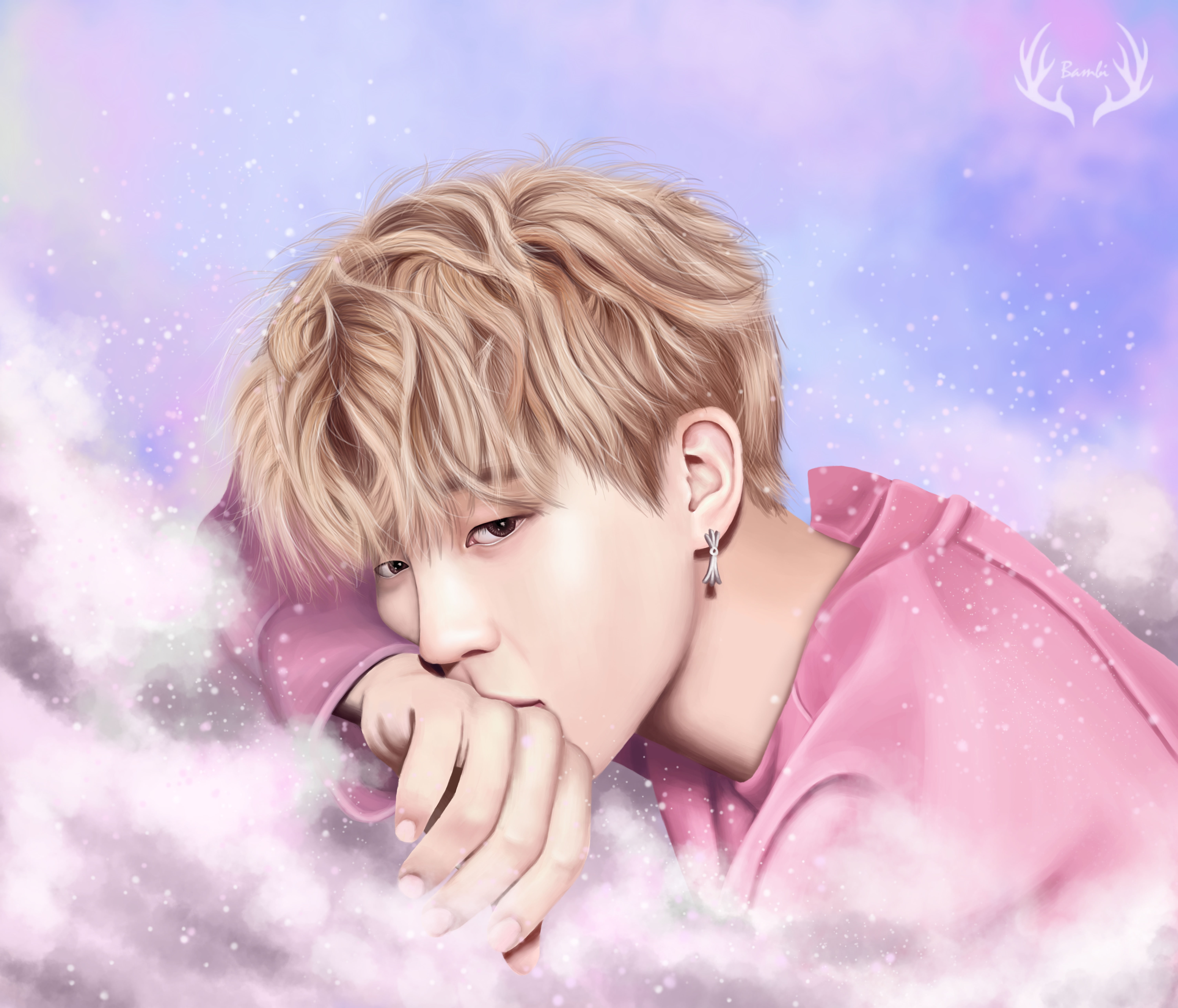 BTS, by Yunhosbambi, 5K, Park Ji Min, Bulletproof Boy Scouts, BangTan Boys, HD Wallpaper