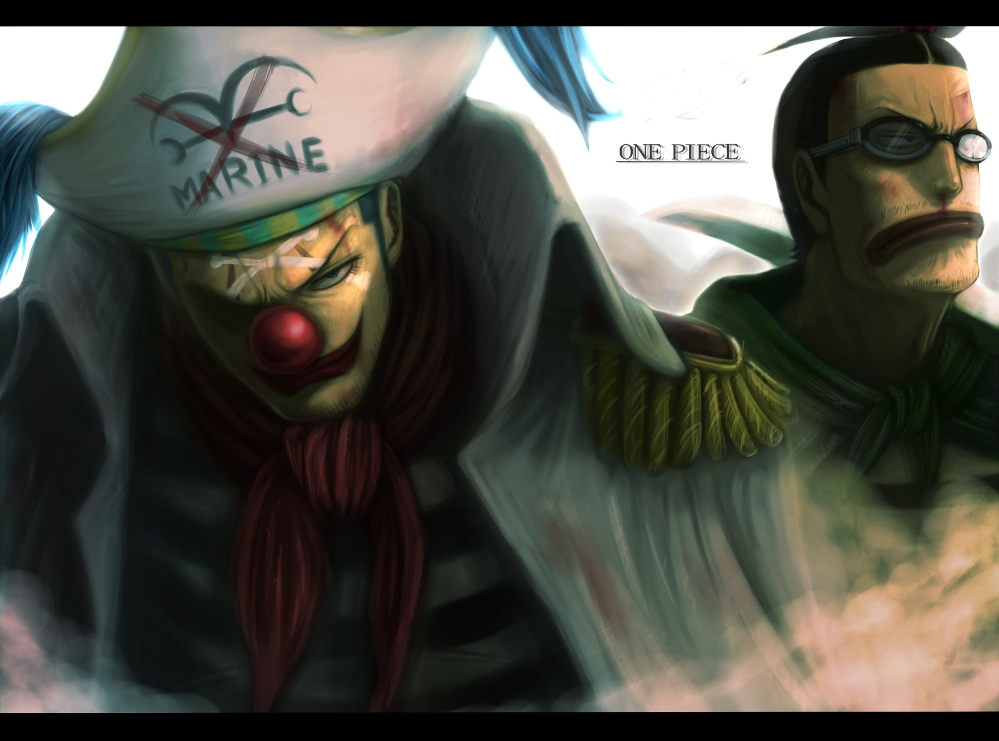 Mr. 3, clown, mr, piece, x, hd, 1080P, anime, one piece, one, buggy, art, HD Wallpaper