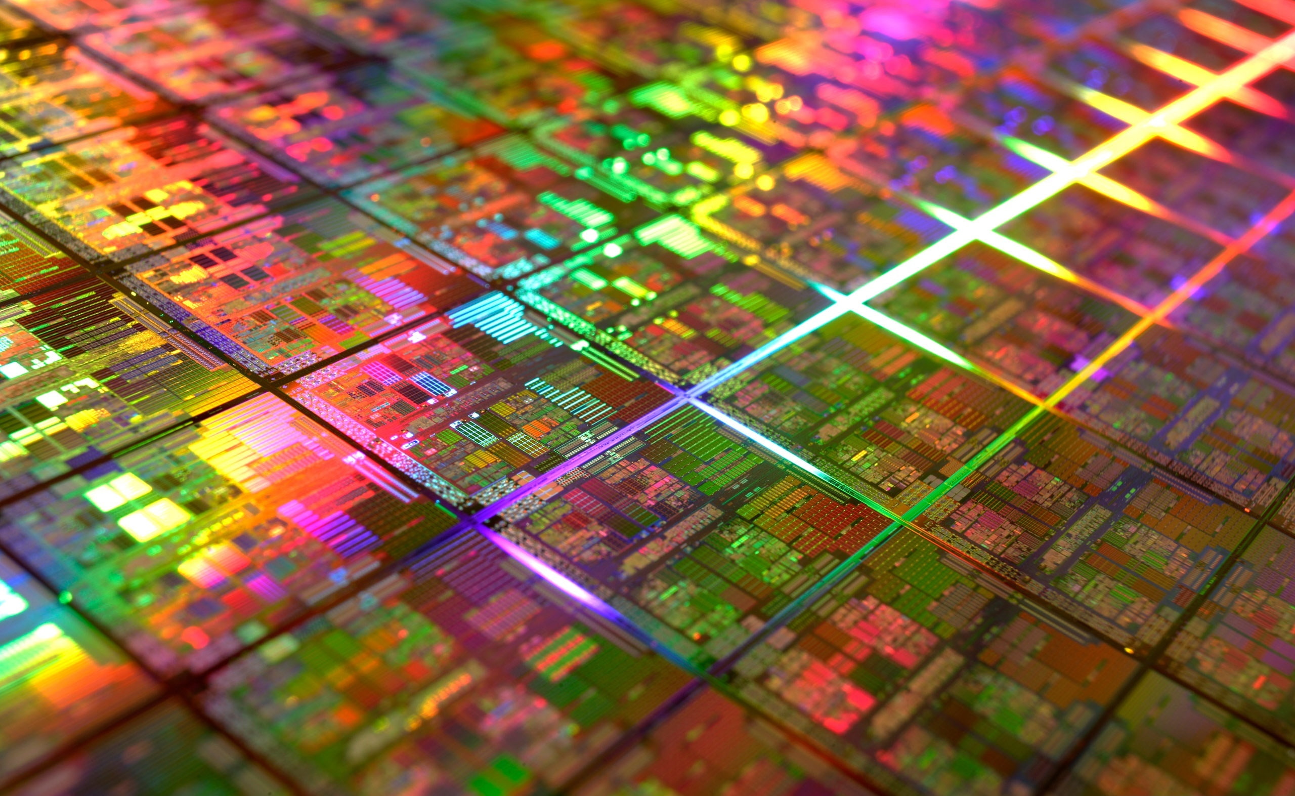 science, backgrounds, close-up, illuminated, boards, connection, indoors, pattern, light - natural phenomenon, Iridescent, Computers, selective focus, no people, HD Wallpaper