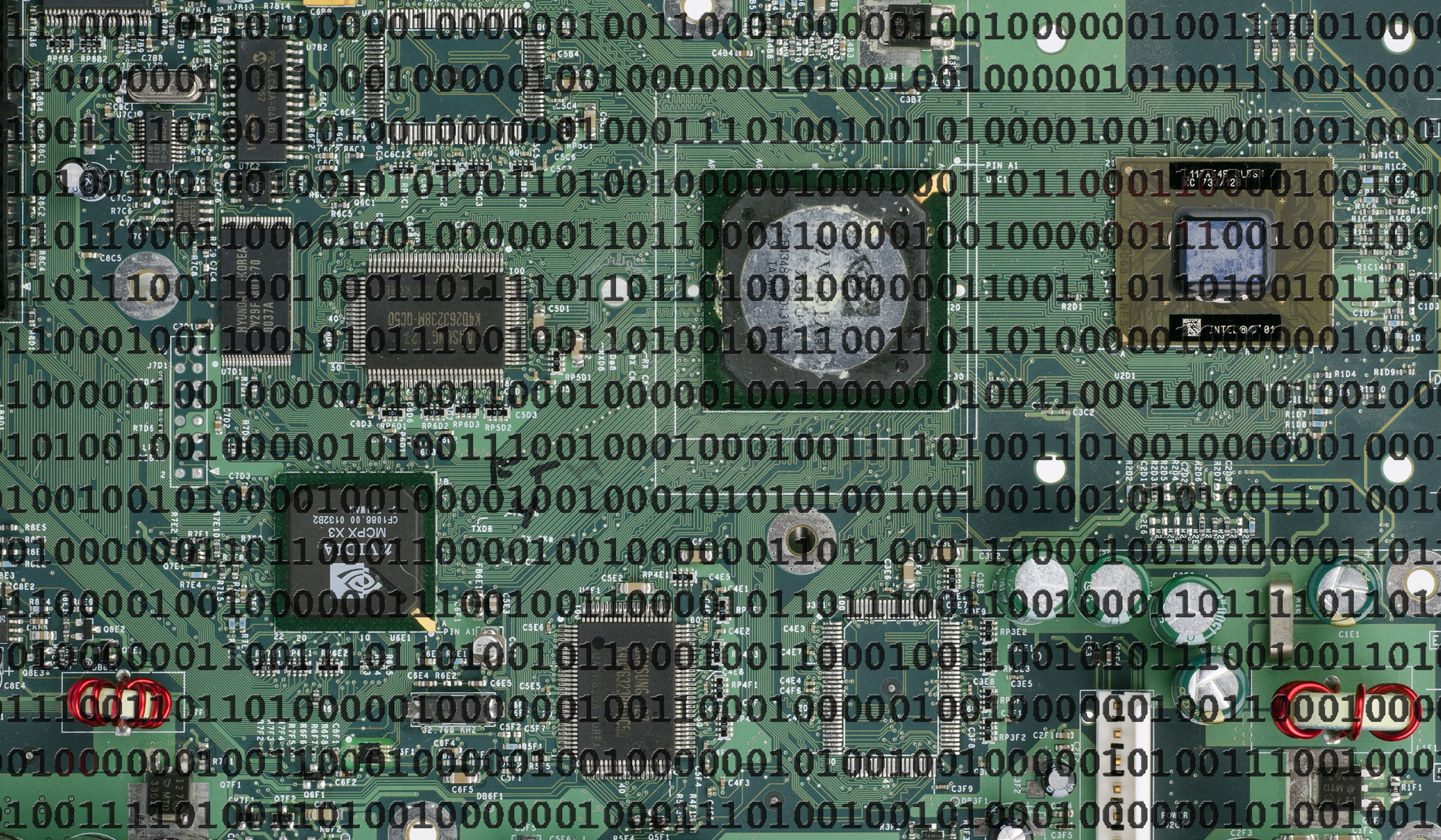 green color, microchip, cyberspace, internet, industry, computer network, architecture, computer, text, binary code, full frame, motherboard, business, HD Wallpaper