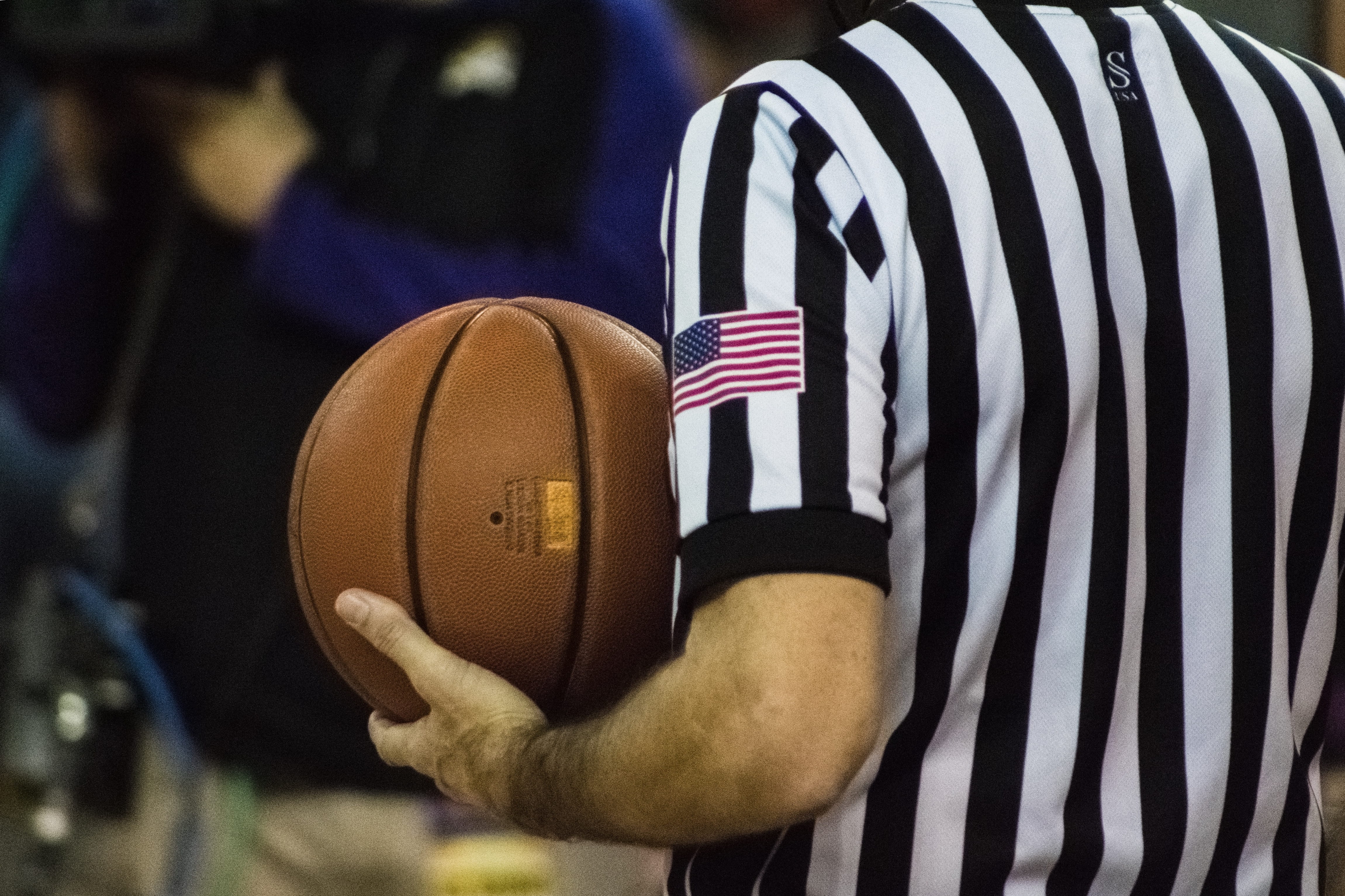 sports, greenville, east carolina university, basketball, close-up, rear view, referee, clothing, stripes, baseball - sport, midsection, team sport, sport, HD Wallpaper