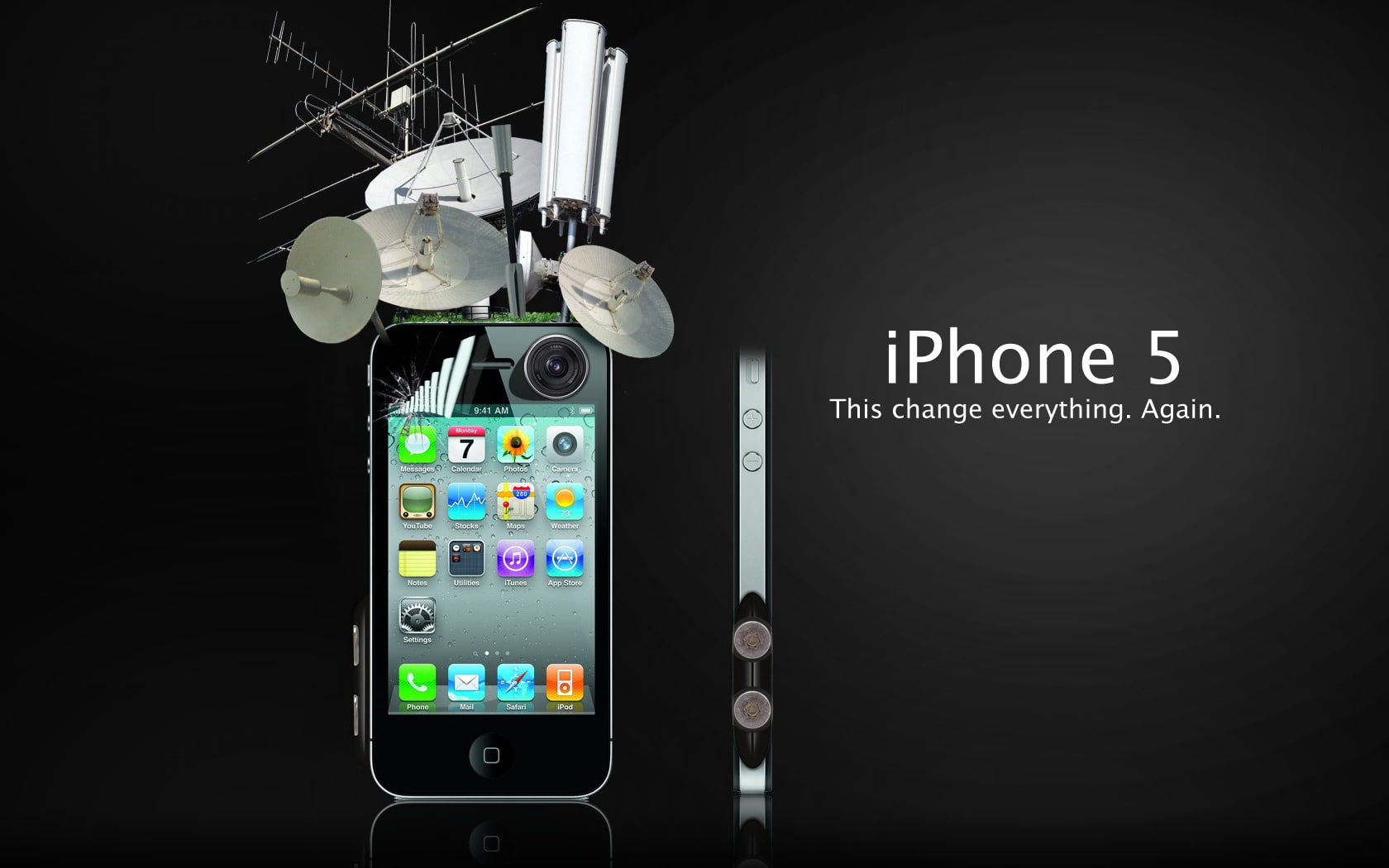 4gs, prototyp, iPhone 5, steve jobs new product, apple, iphone, hd, technology, gs, art, 720P, HD Wallpaper