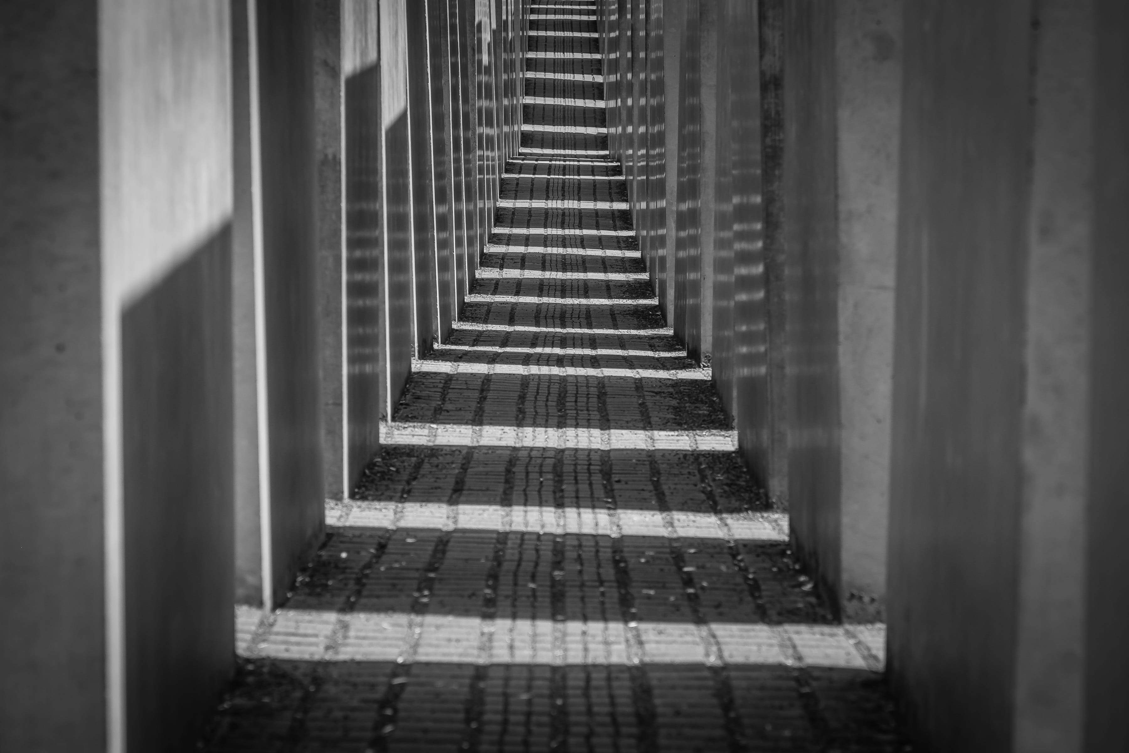 empty, concrete, memorial, culture, europe, selective focus, absence, building, memory, commemorate, architectural column, atmosphere, architecture, day, HD Wallpaper