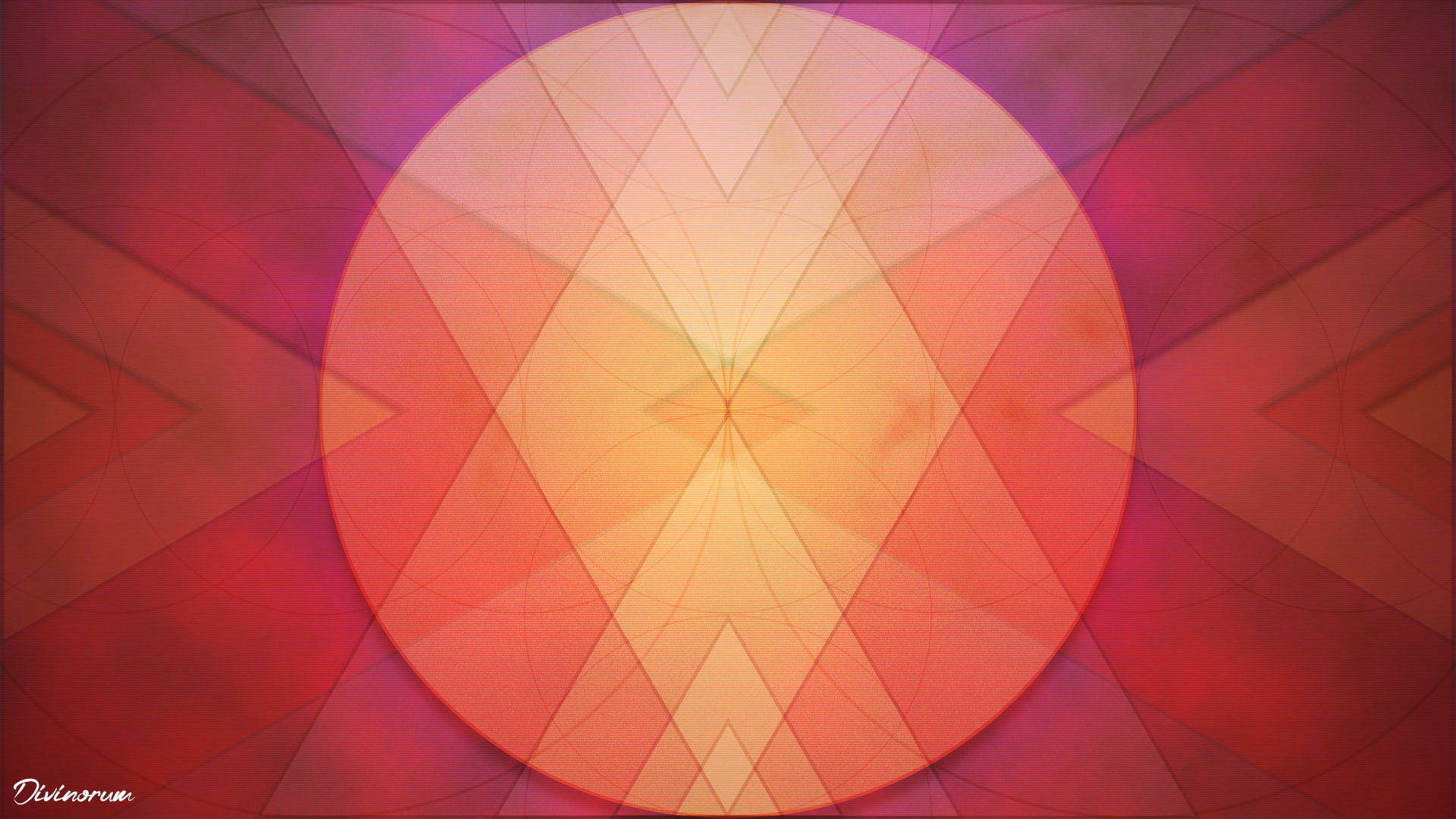 geometry, circle, triangle, 1080P, colorful, abstract, HD Wallpaper